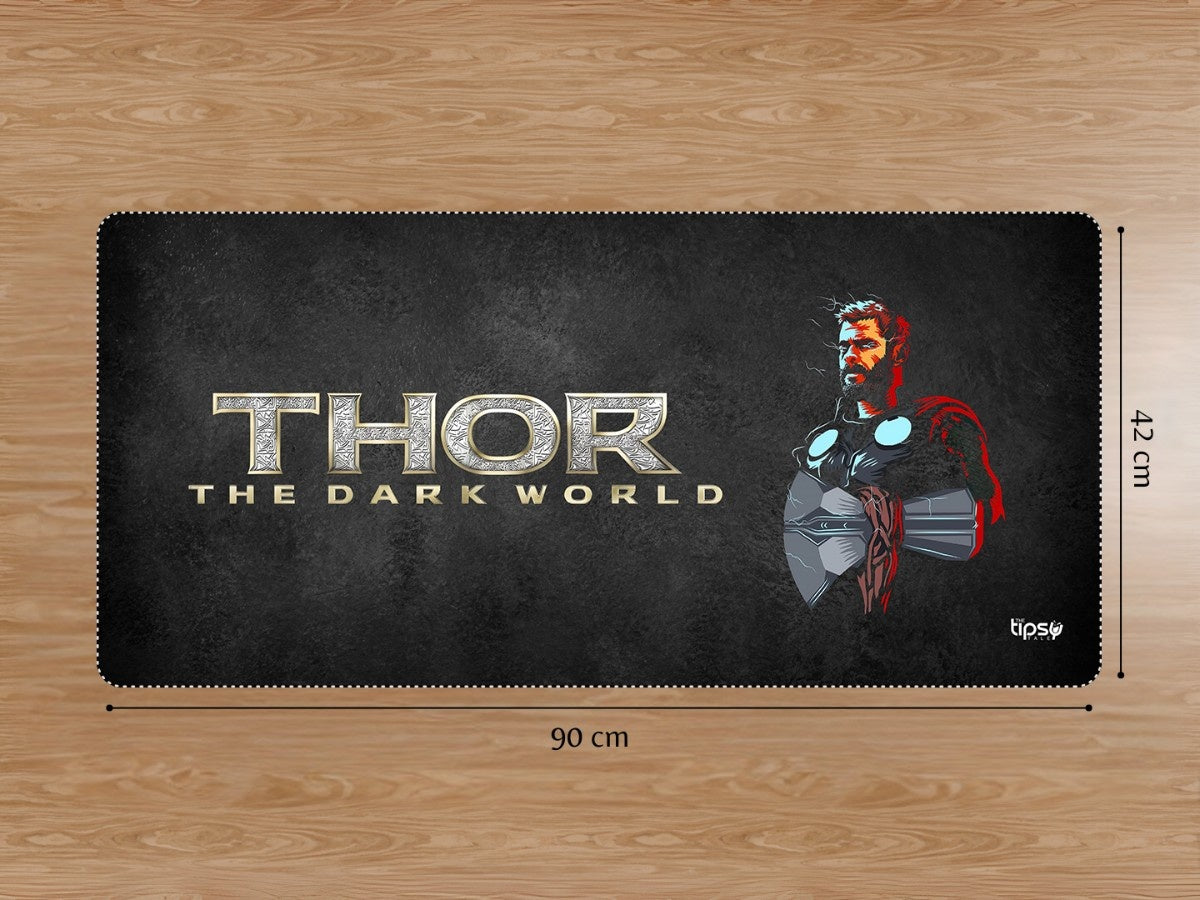 "Thor Minimalist Fanart" Gaming Mousepad Elevate Your Gaming Experience