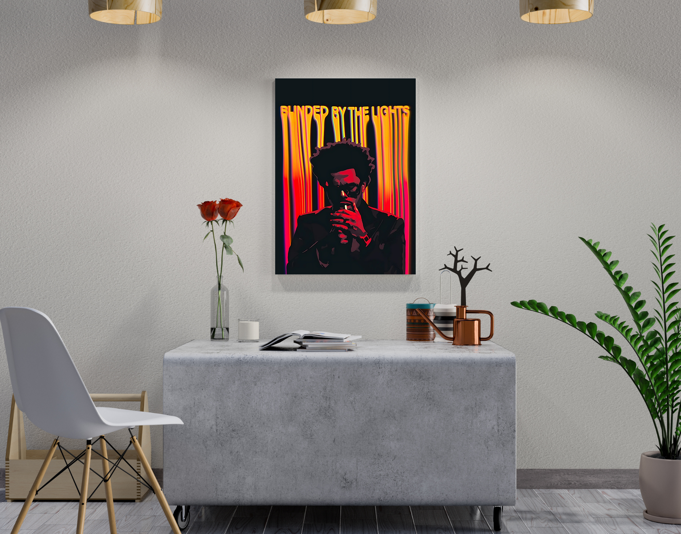 "The Weekend Music"- Shiny & Sturdy Metallic Poster Art That Pops & Sticks