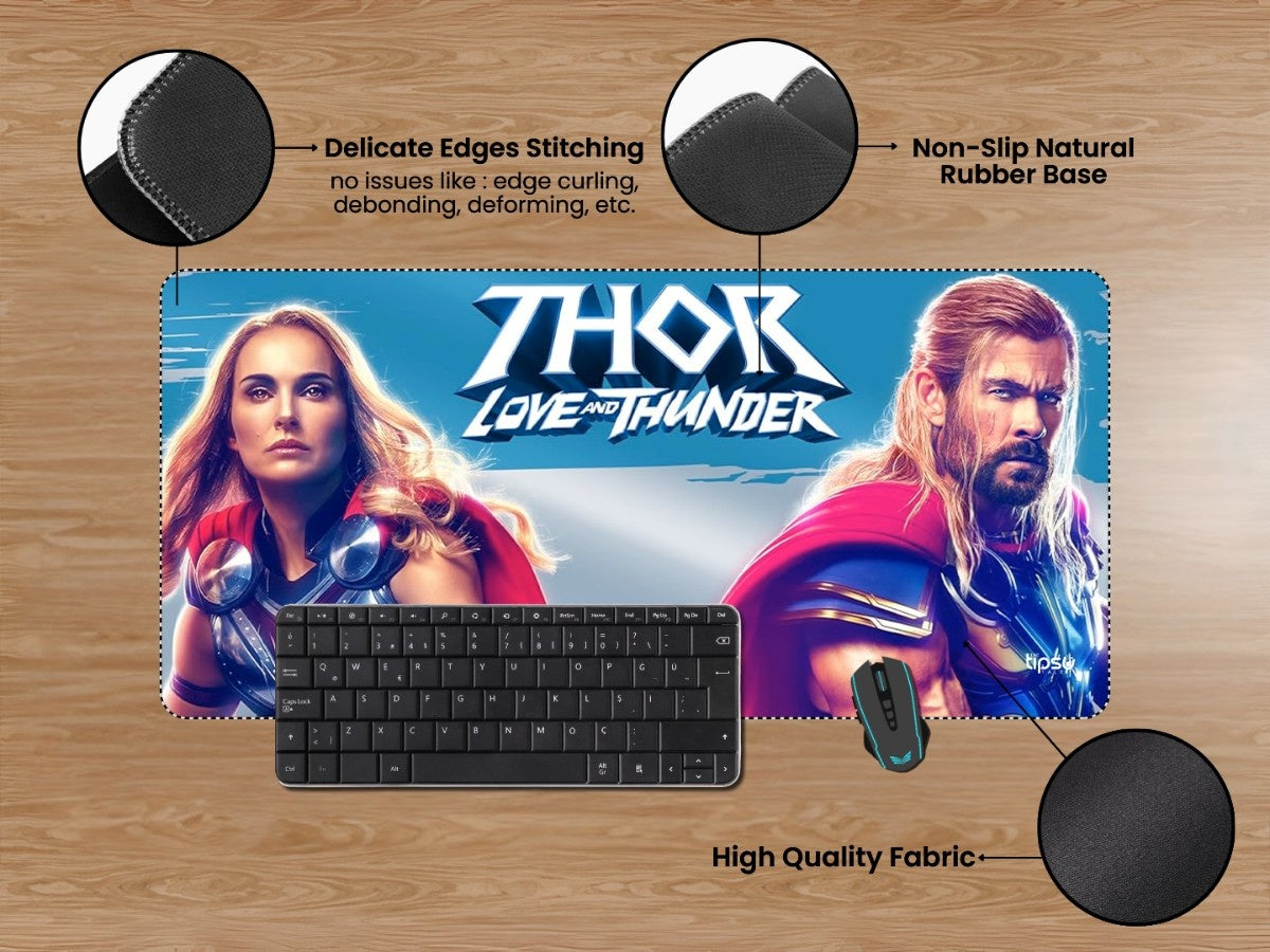 "Thor Love and Thunder" Gaming Mousepad Elevate Your Gaming Experience