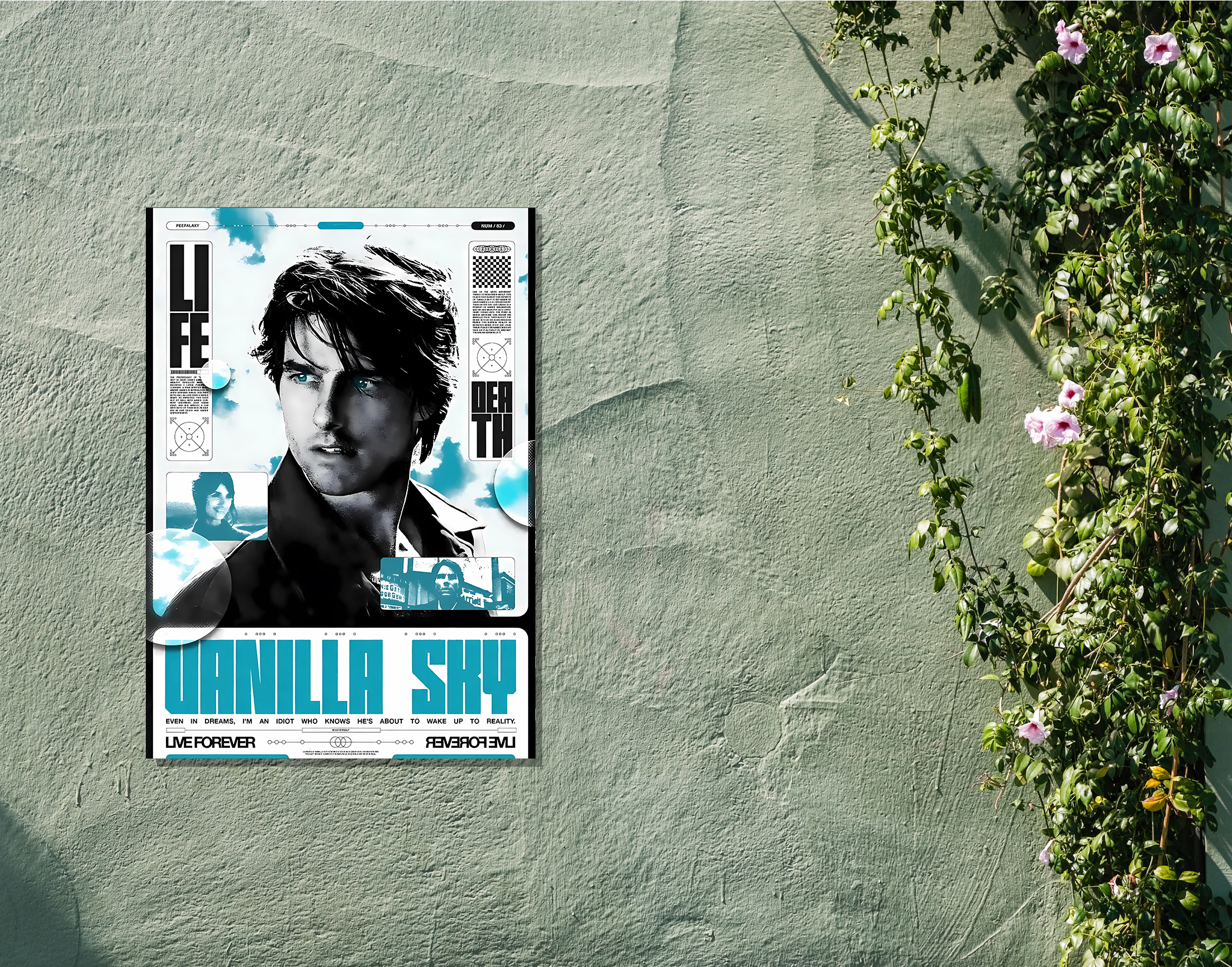 "Tom Cruise: Hollywood Poster"- Shiny & Sturdy Metallic Poster Art That Pops & Sticks