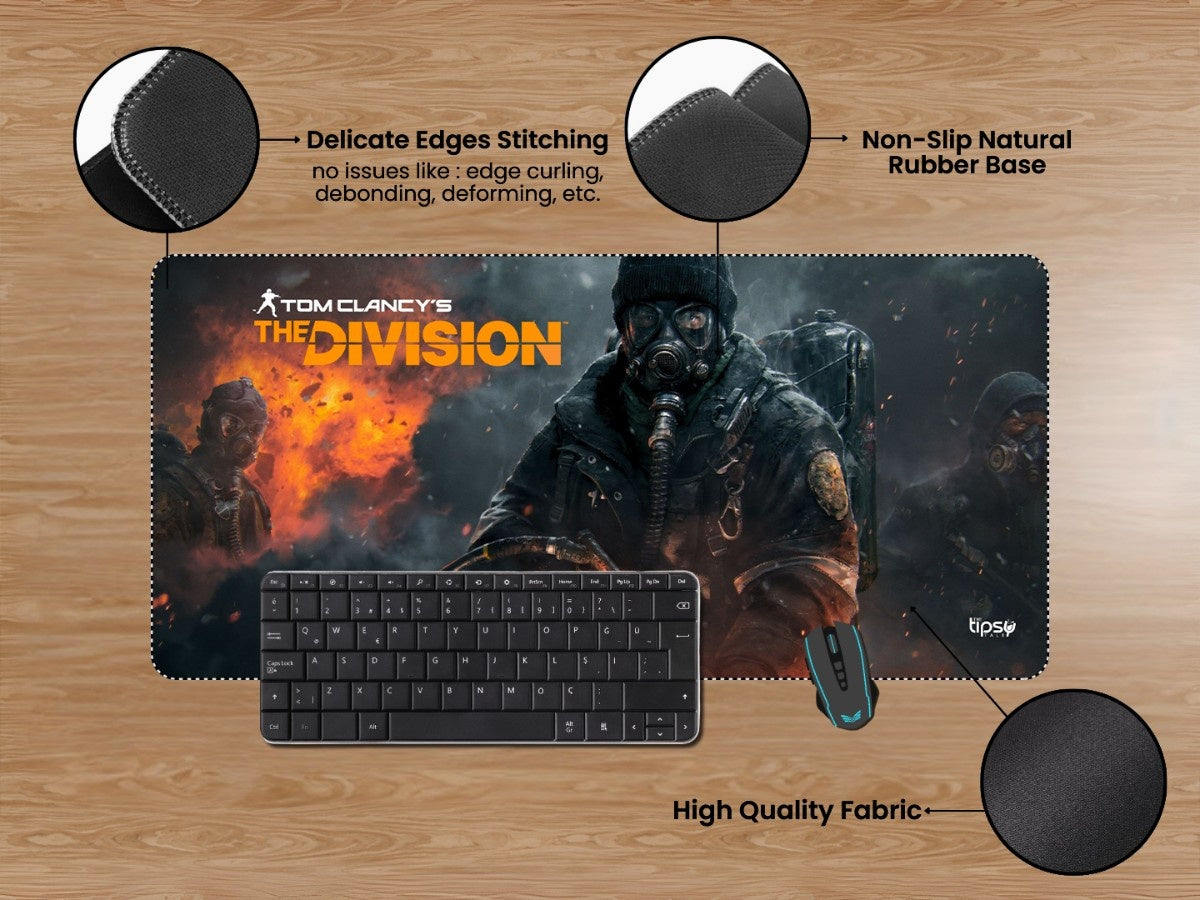"Tom Clancys: The division " Gaming Mousepad Elevate Your Gaming Experience