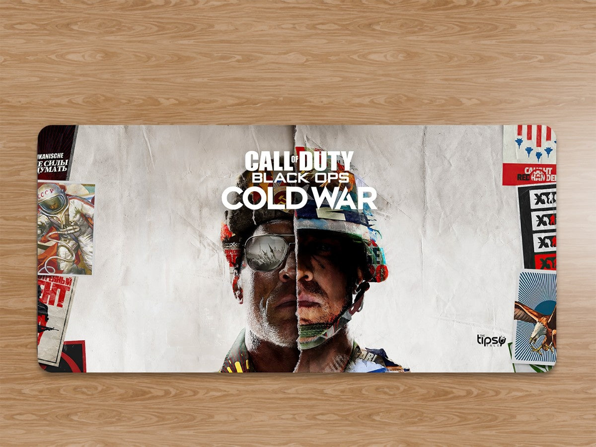 "Call of Duty Blacks Ops Cold War." Gaming Mousepad Elevate Your Gaming Experience
