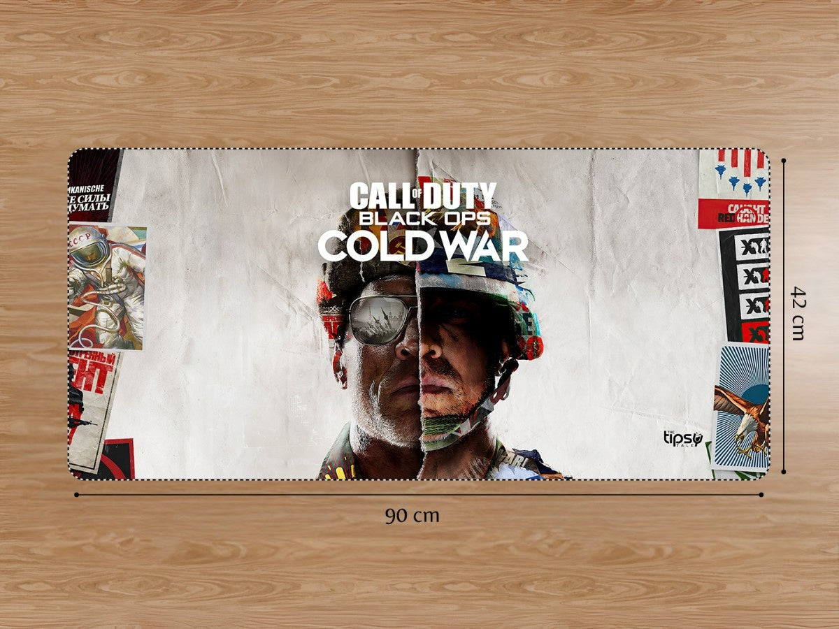 "Call of Duty Blacks Ops Cold War." Gaming Mousepad Elevate Your Gaming Experience