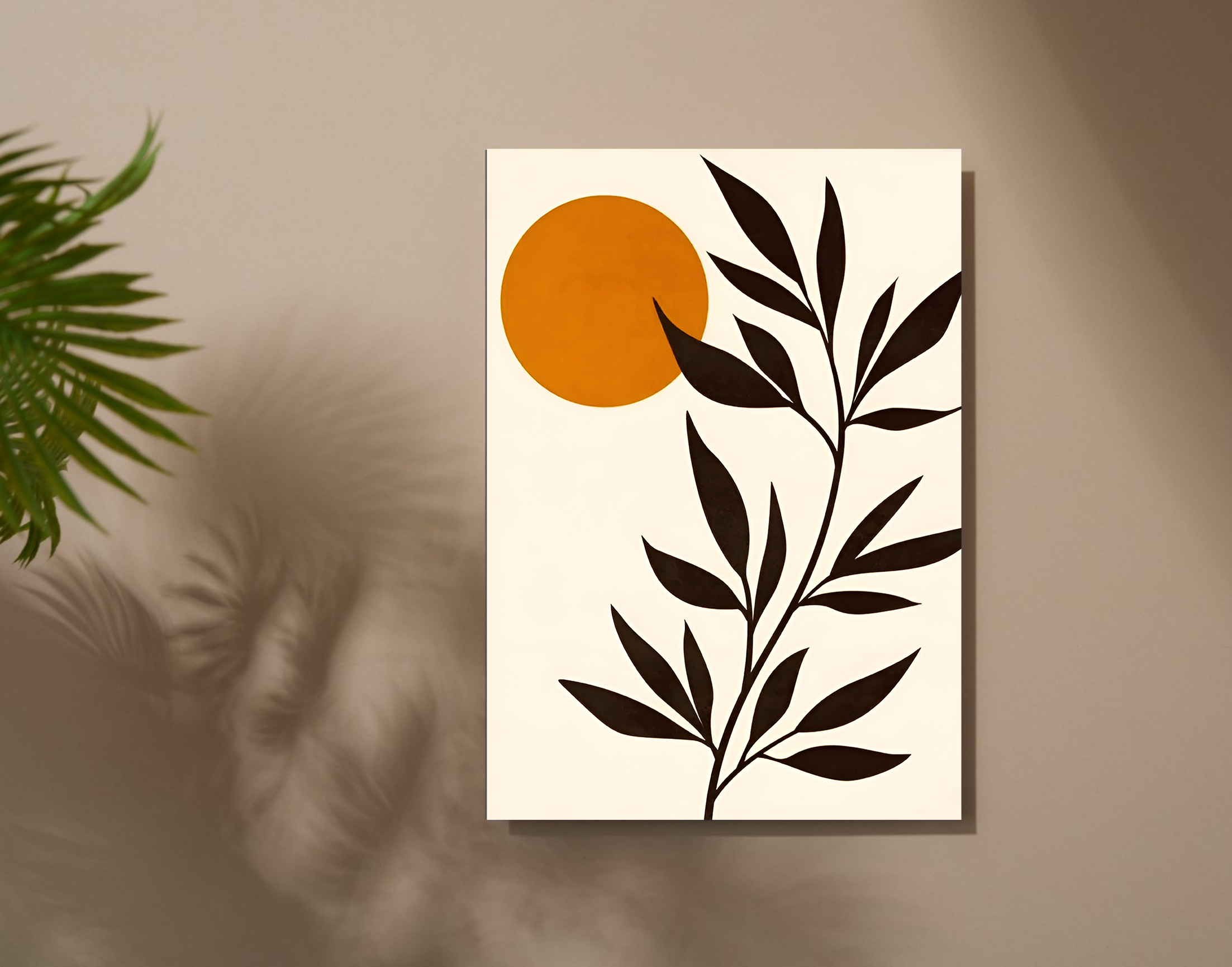 "DREAMY PLANTATION"- Shiny & Sturdy Metallic Poster Art That Pops & Sticks