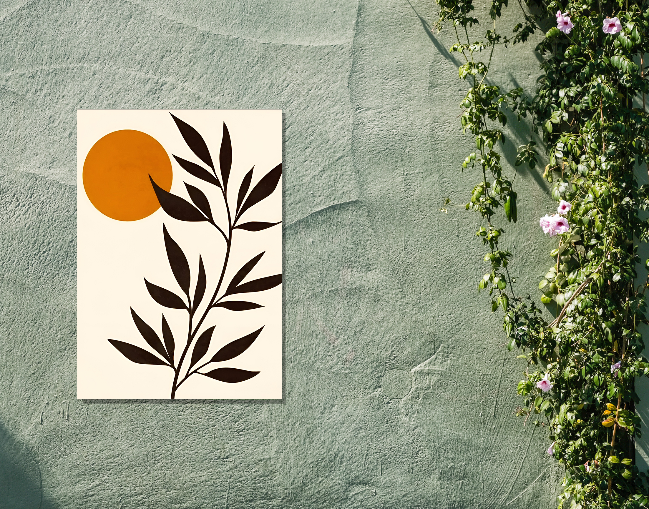 "DREAMY PLANTATION"- Shiny & Sturdy Metallic Poster Art That Pops & Sticks