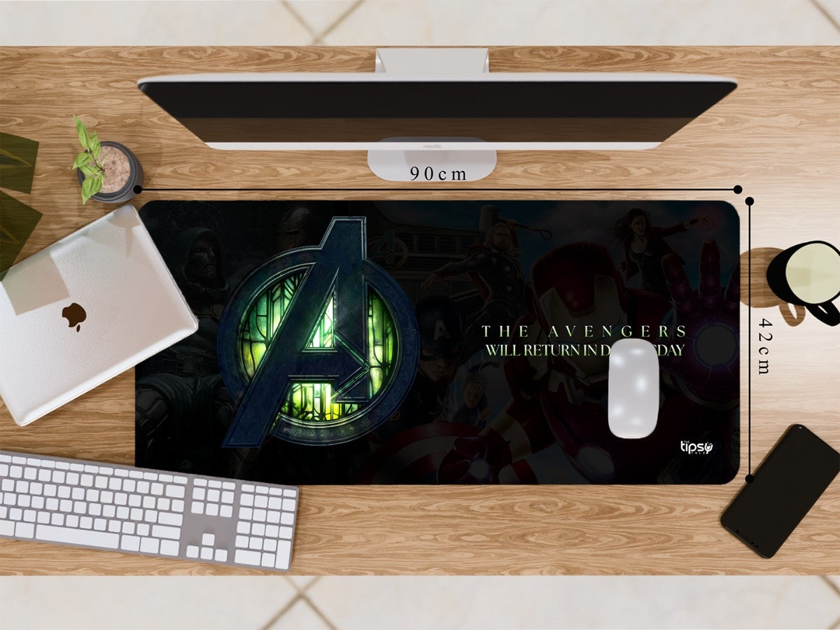 "AVENGERS WILL RETURN IN DOOMSDAY" Gaming Mousepad Elevate Your Gaming Experience