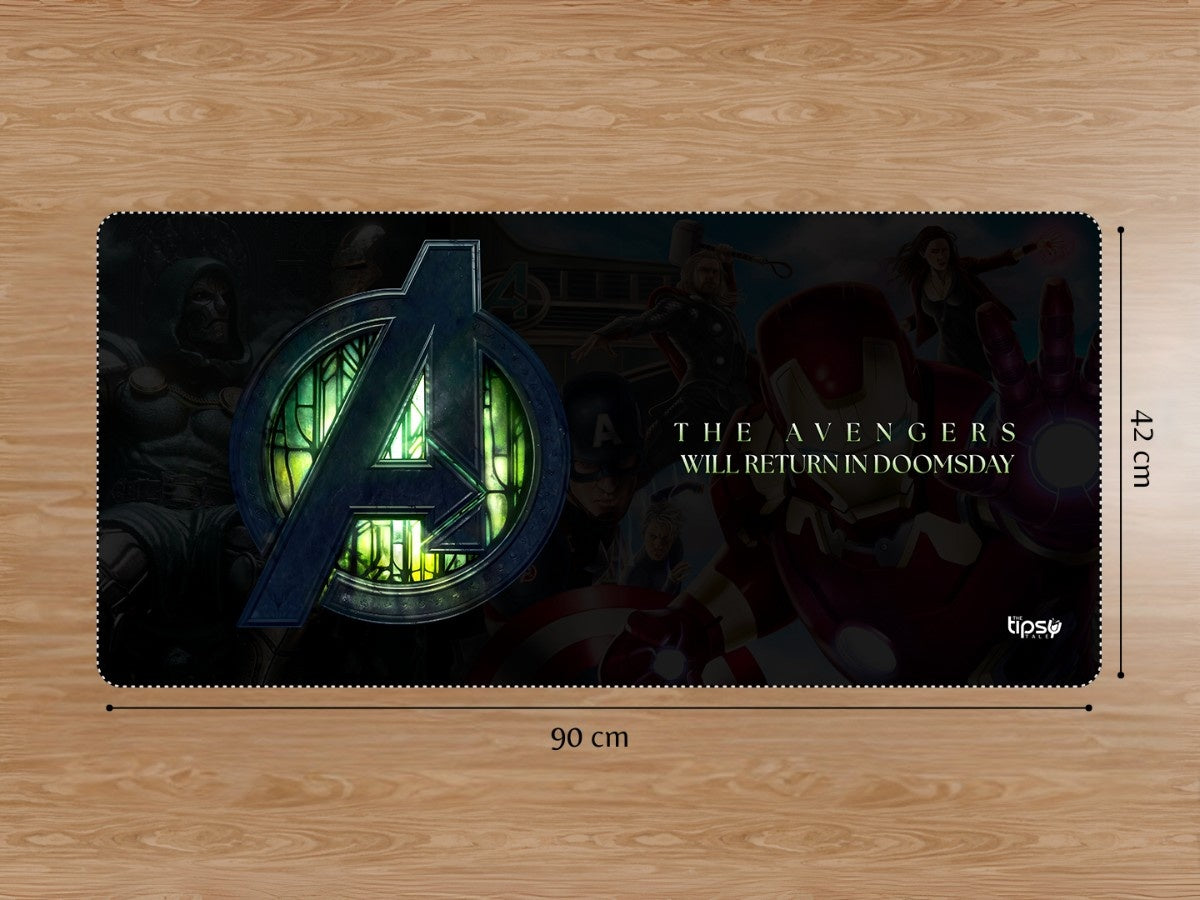 "AVENGERS WILL RETURN IN DOOMSDAY" Gaming Mousepad Elevate Your Gaming Experience