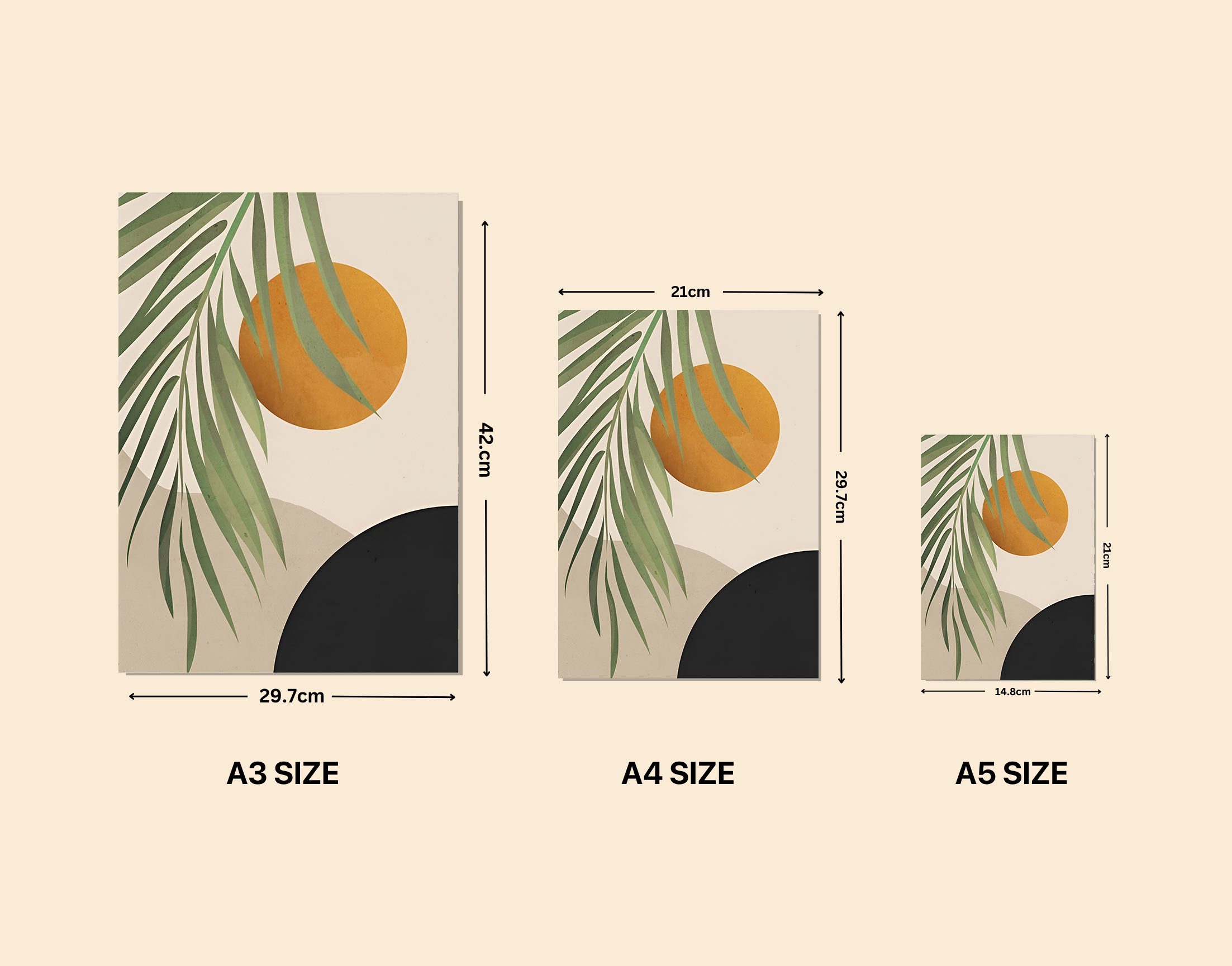 "PLANTATION ART VIEW"- Shiny & Sturdy Metallic Poster Art That Pops & Sticks