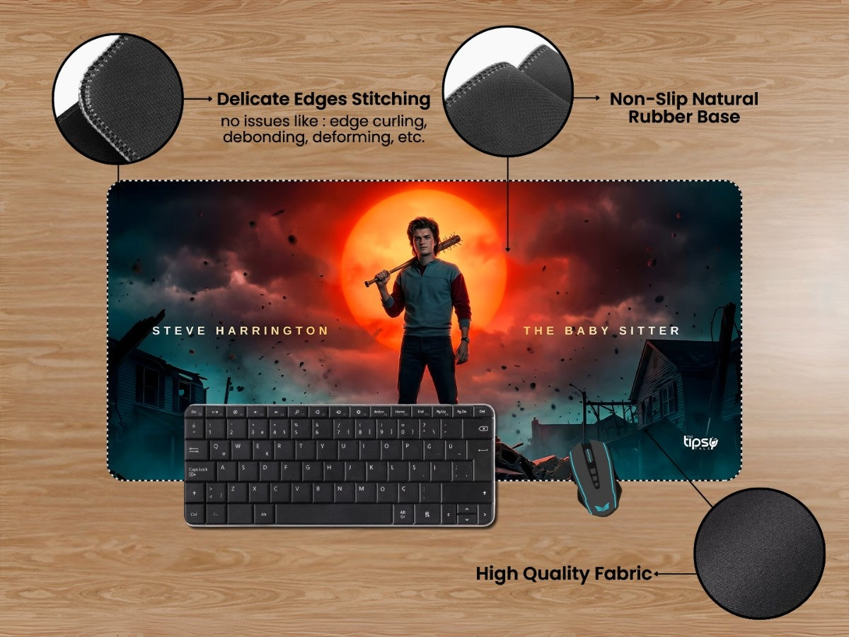"STEVE AKA BABY SITTER" Gaming Mousepad Elevate Your Gaming Experience