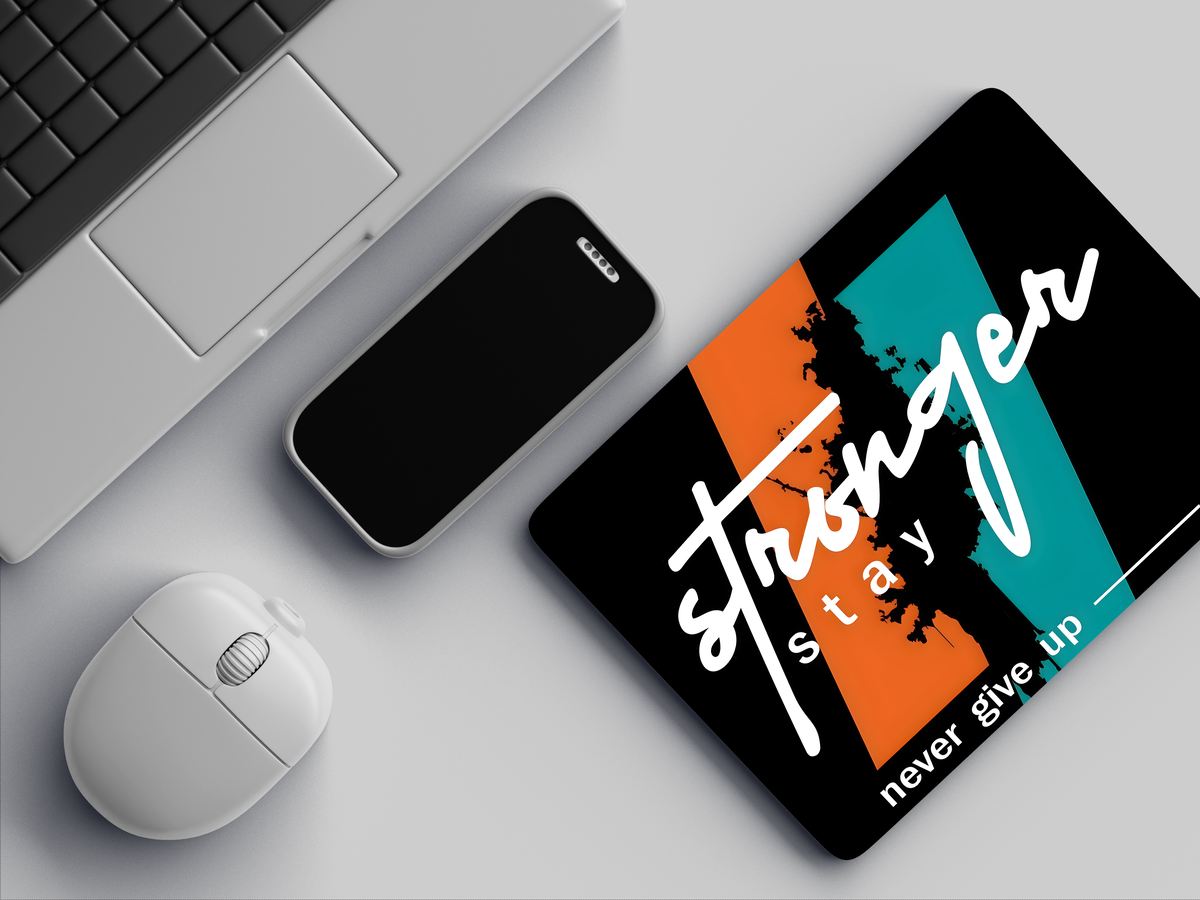 "Stranger Stay" Mousepad Enhance Your Workspace with Style