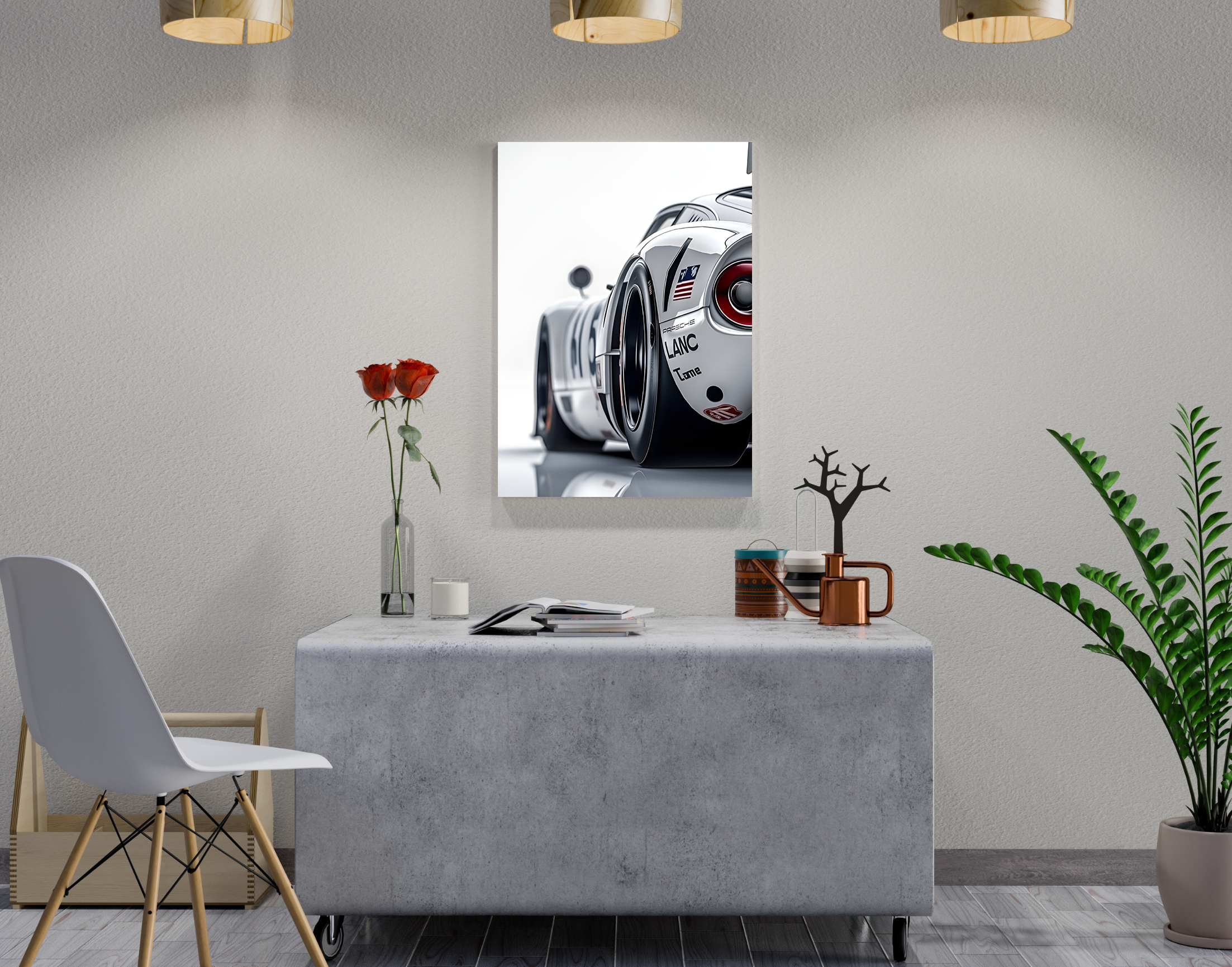 "LOVE FOR: LANC"- Shiny & Sturdy Metallic Poster Art That Pops & Sticks
