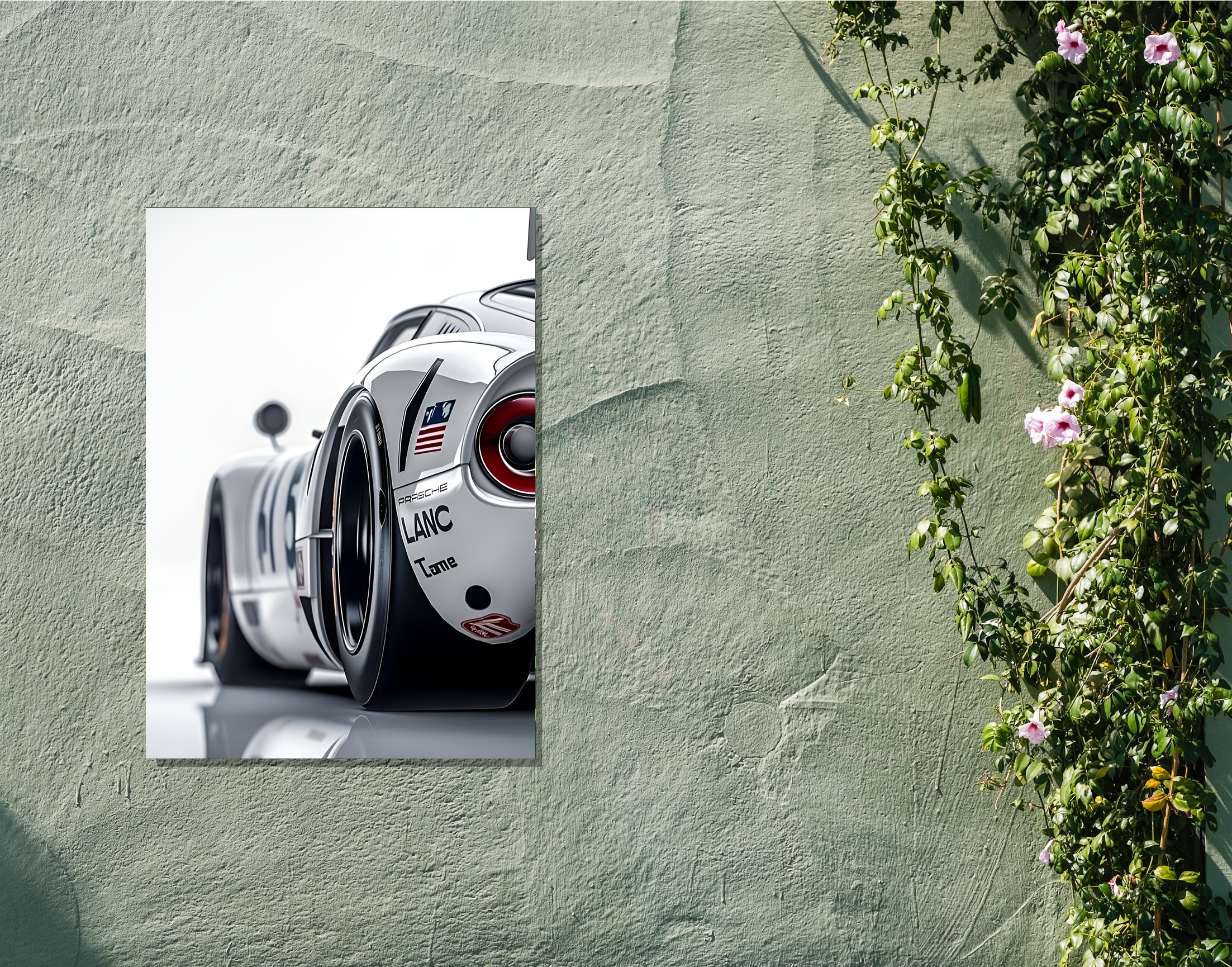 "LOVE FOR: LANC"- Shiny & Sturdy Metallic Poster Art That Pops & Sticks