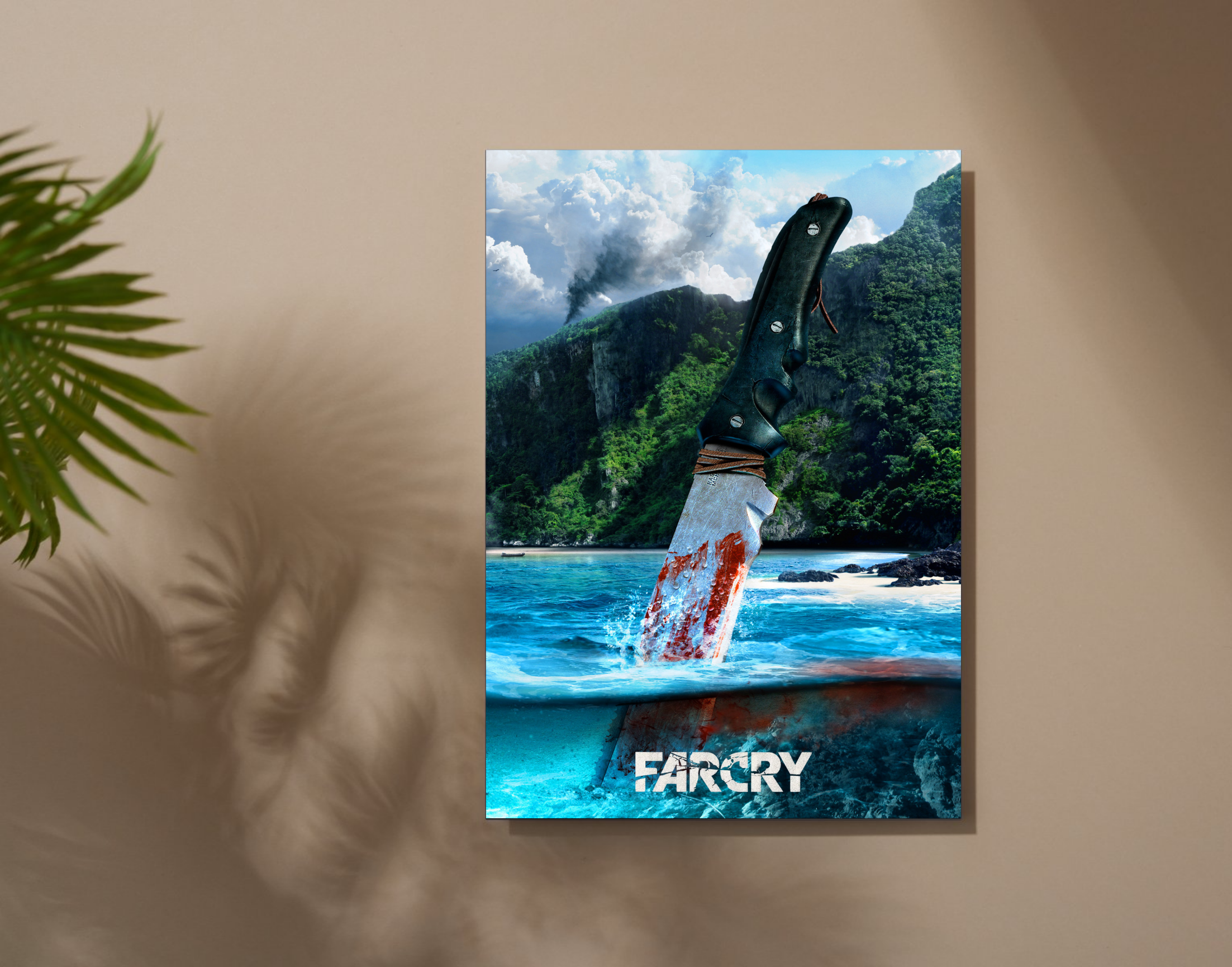 "FARCRY GAMING"- Shiny & Sturdy Metallic Poster Art That Pops & Sticks (Literally!)