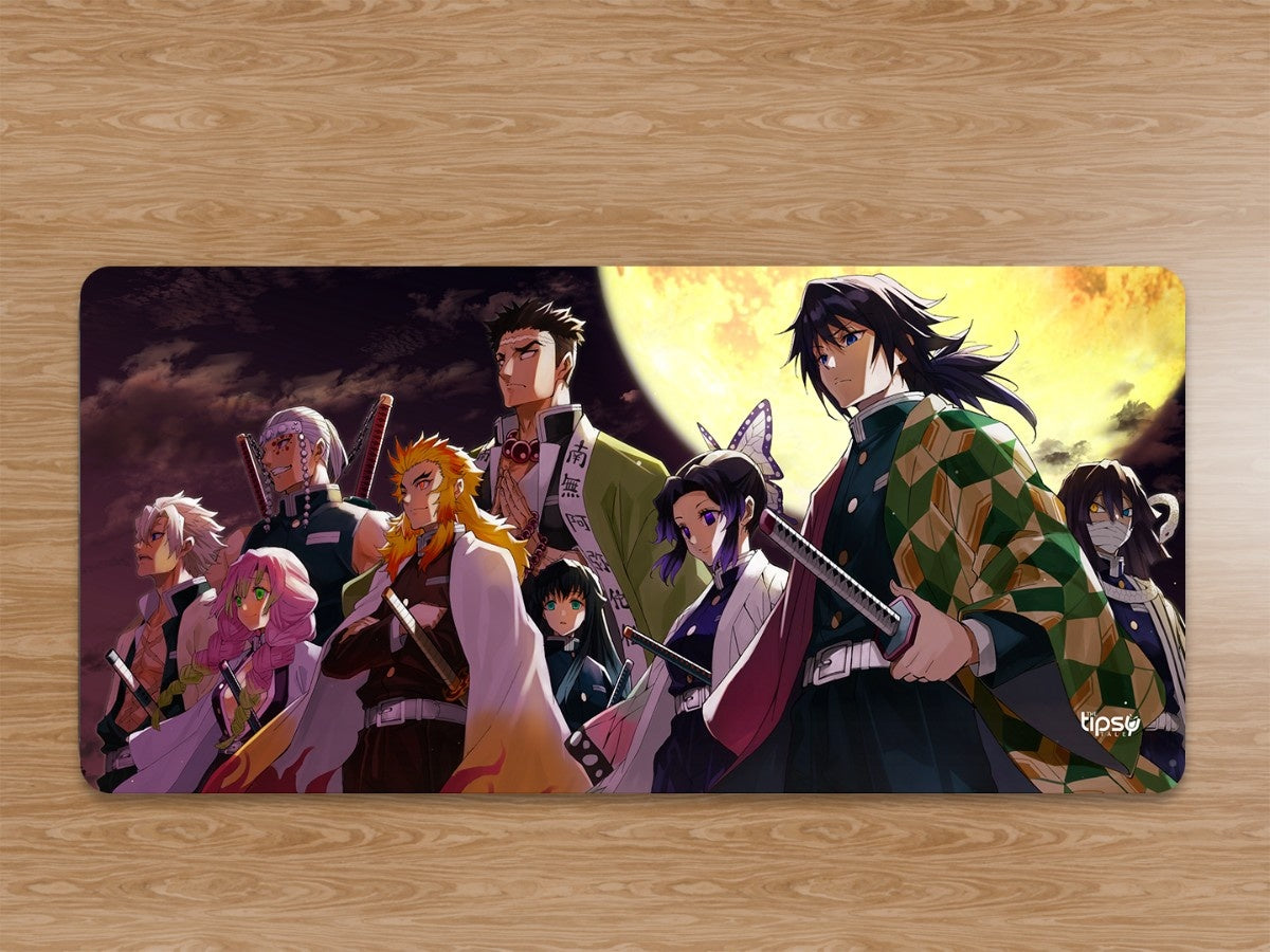"DEMON SLAYER - THE CREW" Gaming Mousepad Elevate Your Gaming Experience