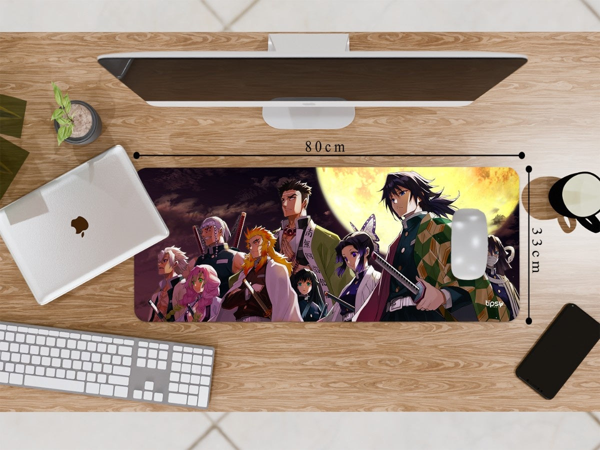 "DEMON SLAYER - THE CREW" Gaming Mousepad Elevate Your Gaming Experience