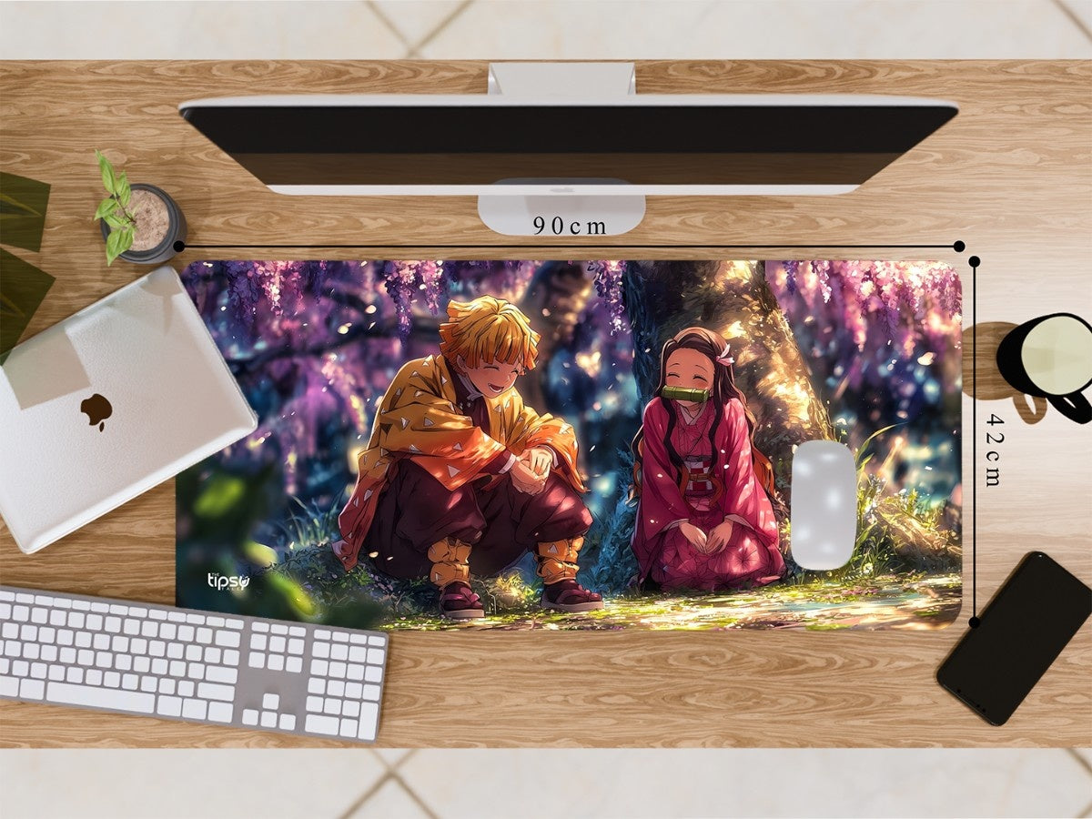 " ZENITTSU AND NEZUKO - DEMON SLAYER" Gaming Mousepad Elevate Your Gaming Experience