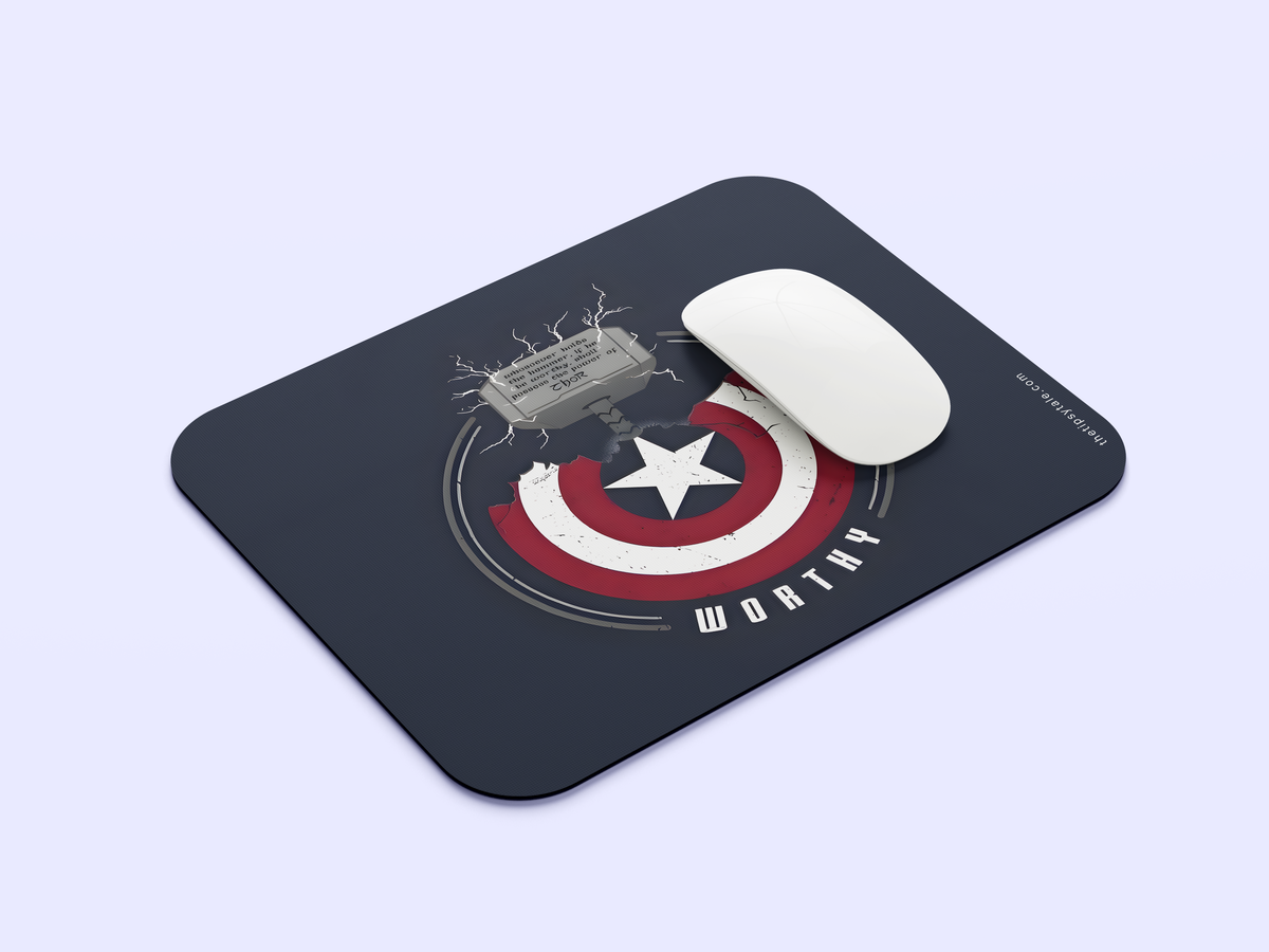 "Worthy" Mousepad Enhance Your Workspace with Style