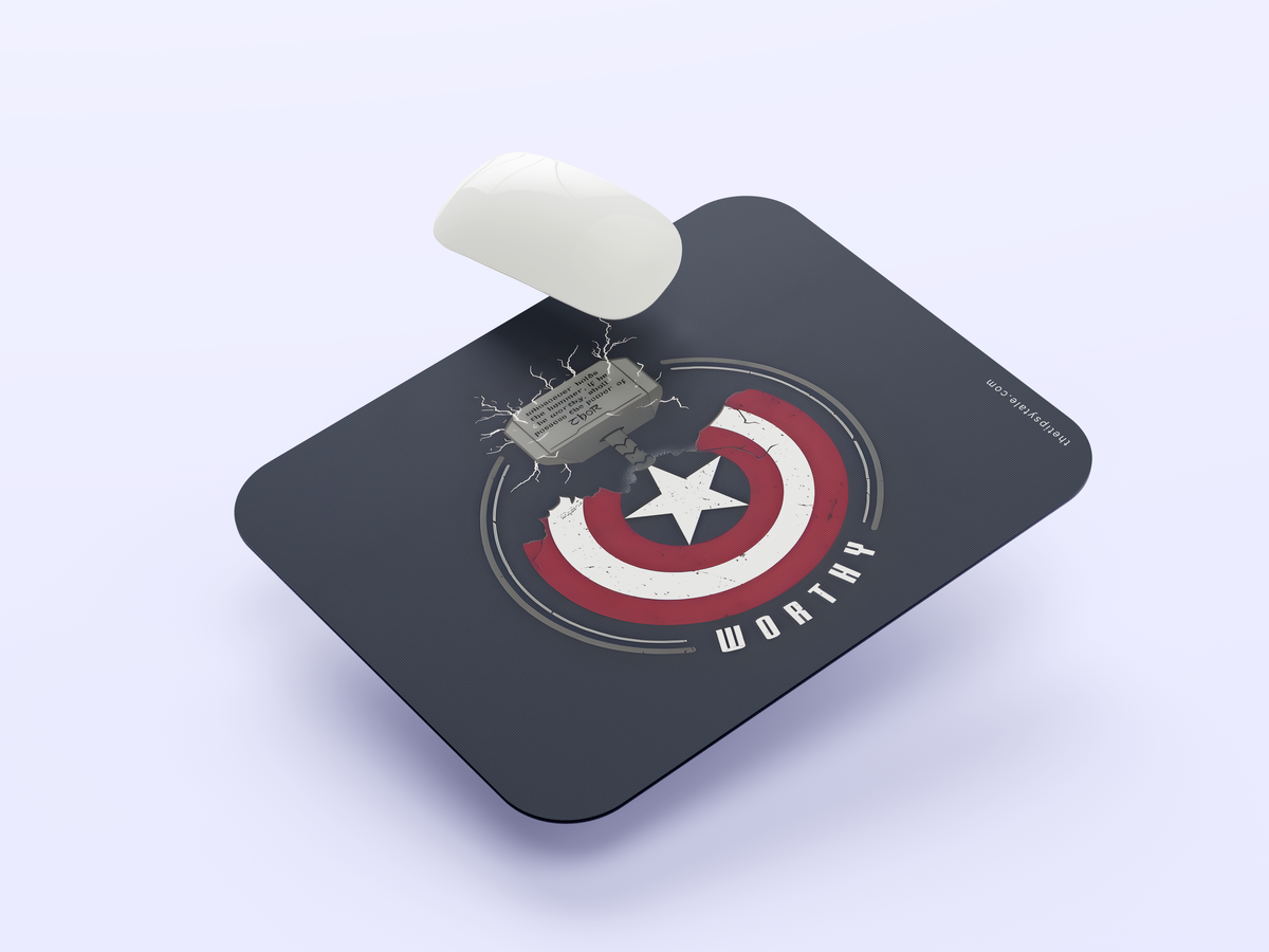 "Worthy" Mousepad Enhance Your Workspace with Style