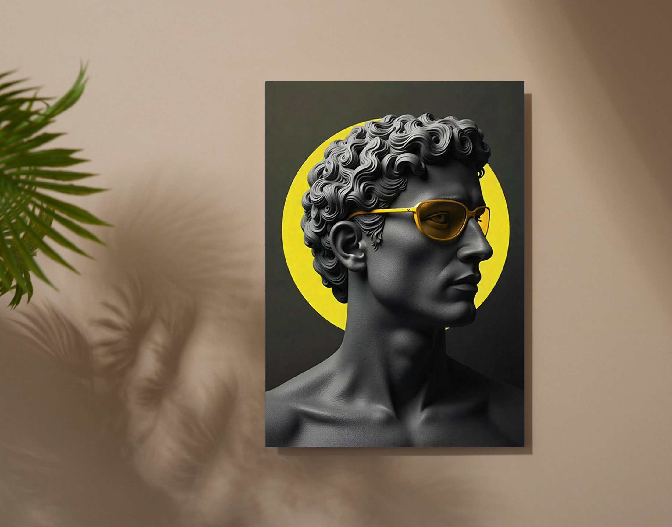 "Biblical David: New Genz Art"- Shiny & Sturdy Metallic Poster Art That Pops & Sticks