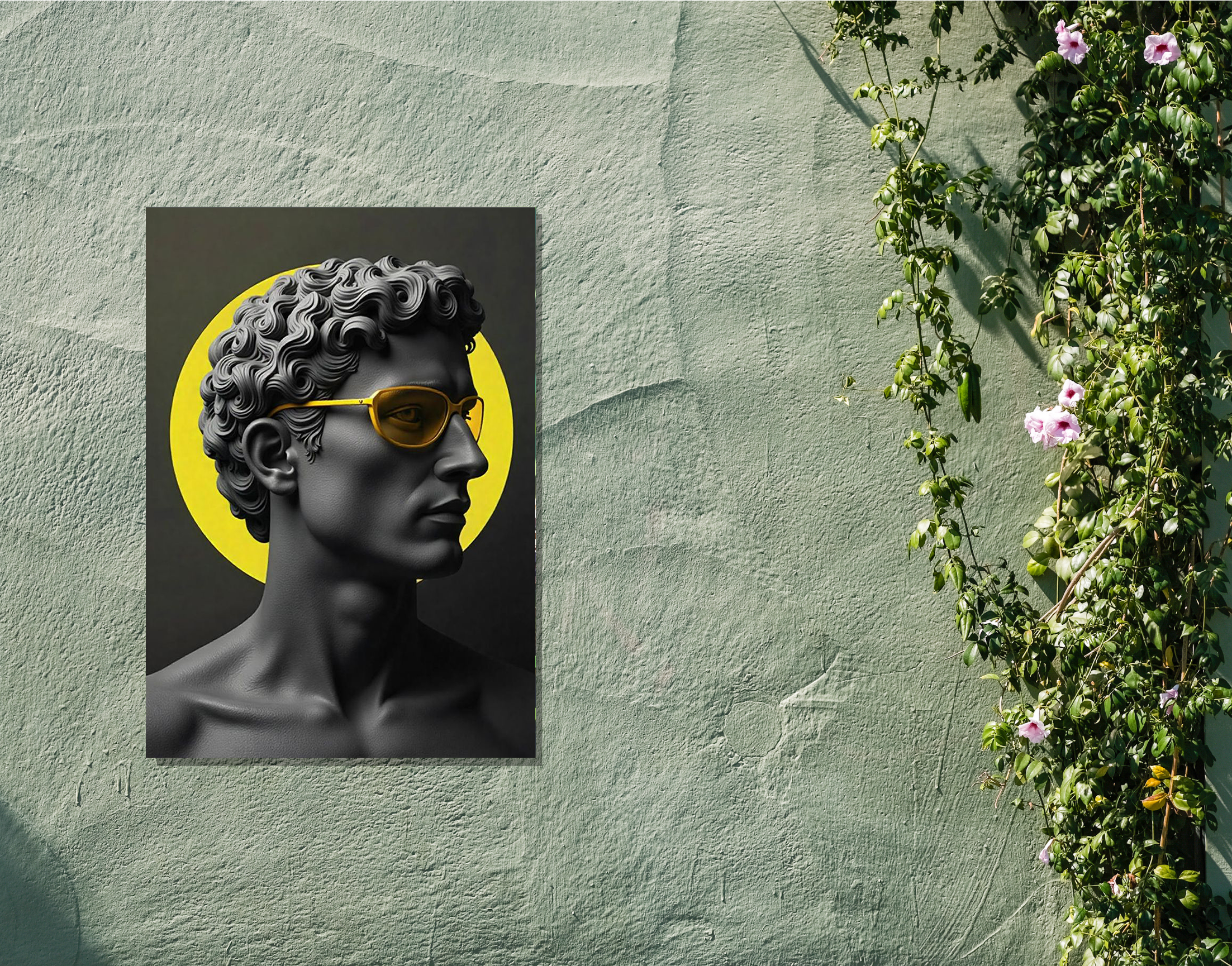 "Biblical David: New Genz Art"- Shiny & Sturdy Metallic Poster Art That Pops & Sticks