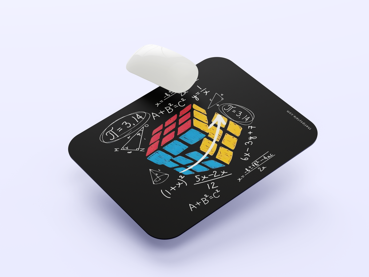 "Maths on Puzzle" Mousepad Enhance Your Workspace with Style