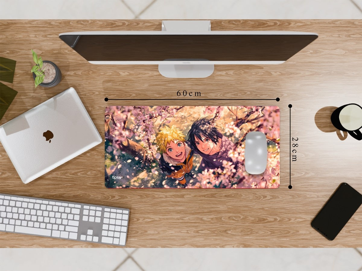 "NARUTO AND SASUKE" Gaming Mousepad Elevate Your Gaming Experience