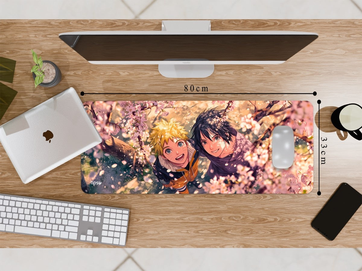 "NARUTO AND SASUKE" Gaming Mousepad Elevate Your Gaming Experience