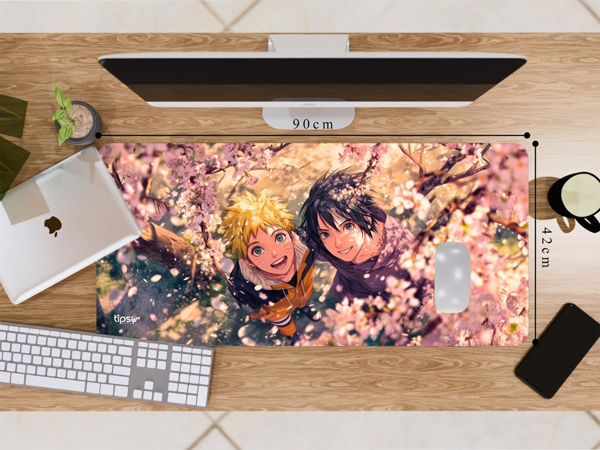 "NARUTO AND SASUKE" Gaming Mousepad Elevate Your Gaming Experience