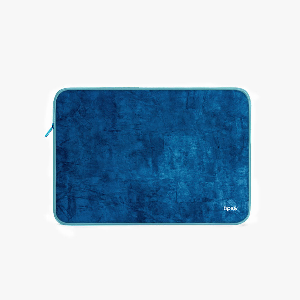 "Dark Blue Abstract" Laptop Sleeves:Bold Modern Design for Every Size