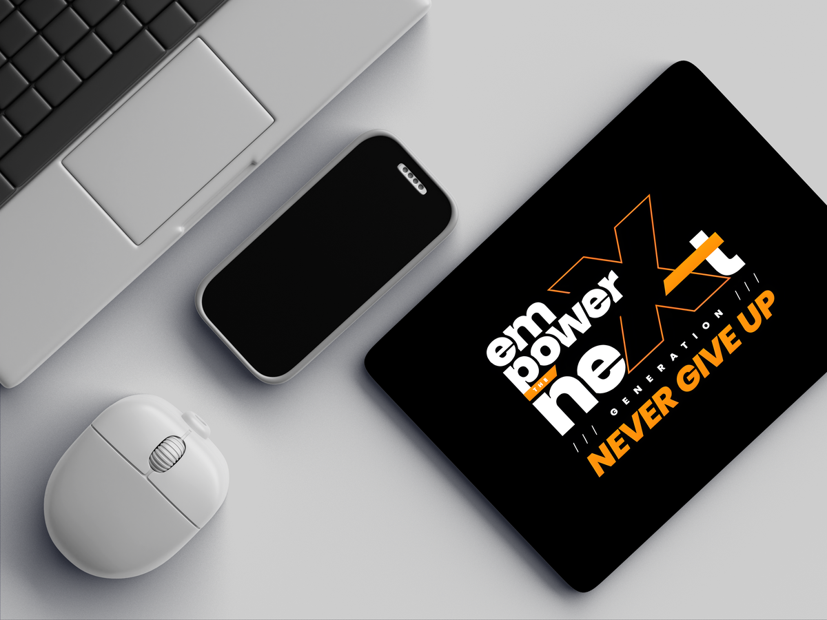 "Empower The Next" Mousepad Enhance Your Workspace with Style