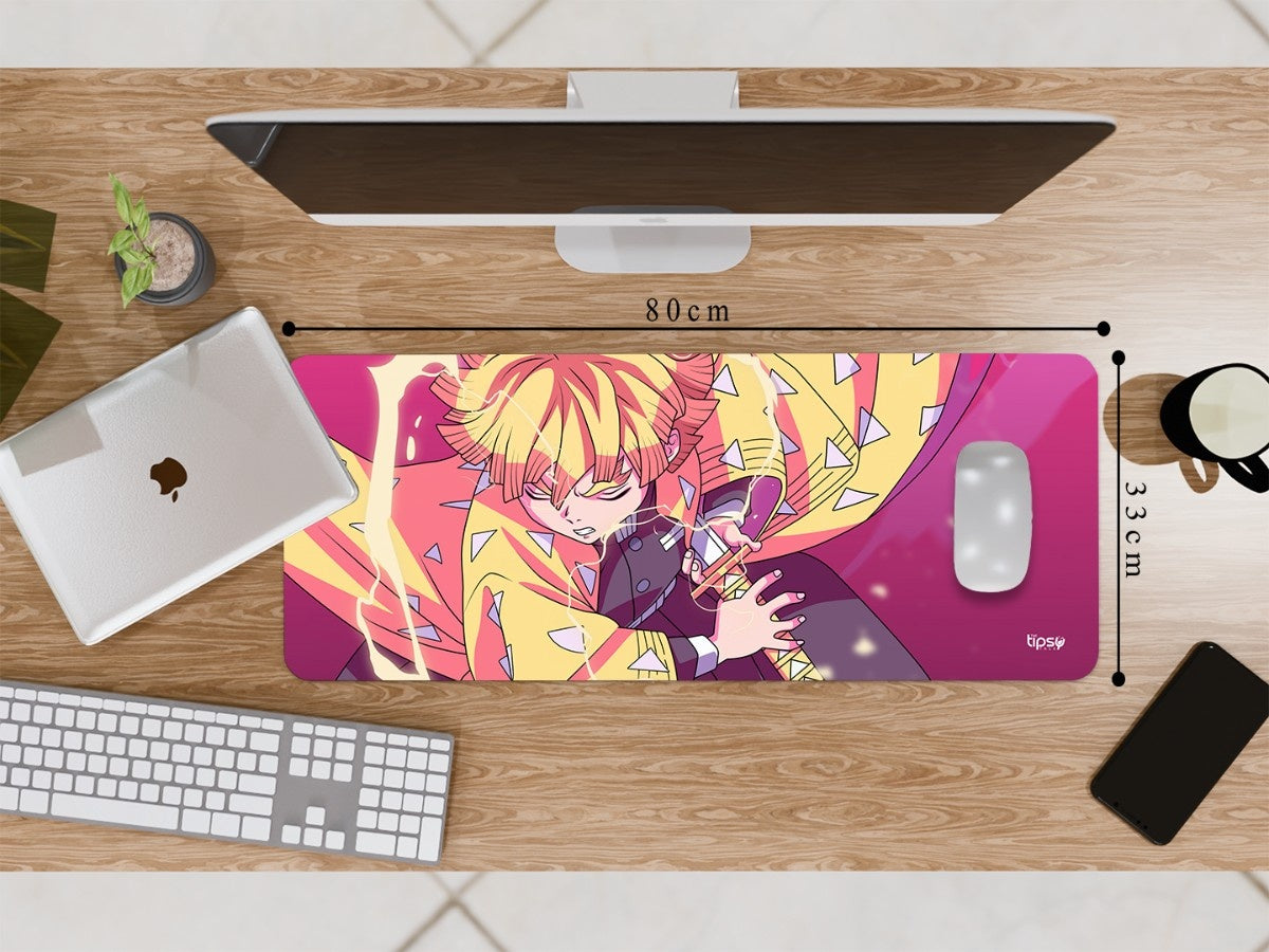 "ZENITTSU AGATSUMA- VIBRANT ART " Gaming Mousepad Elevate Your Gaming Experience
