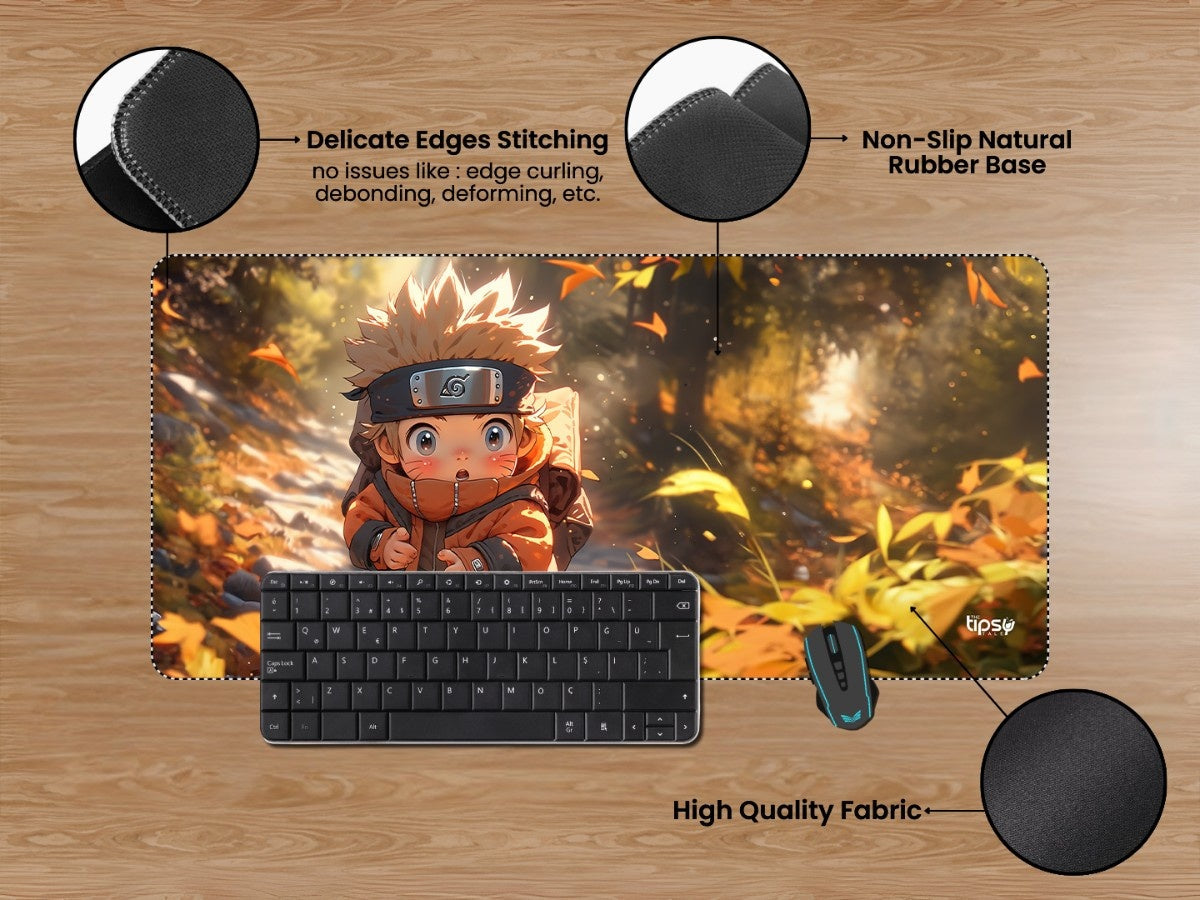 "NARUTO - CHUBBY VERSION" Gaming Mousepad Elevate Your Gaming Experience