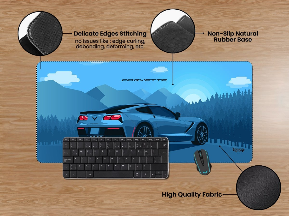 "CORVETTE " Gaming Mousepad Elevate Your Gaming Experience
