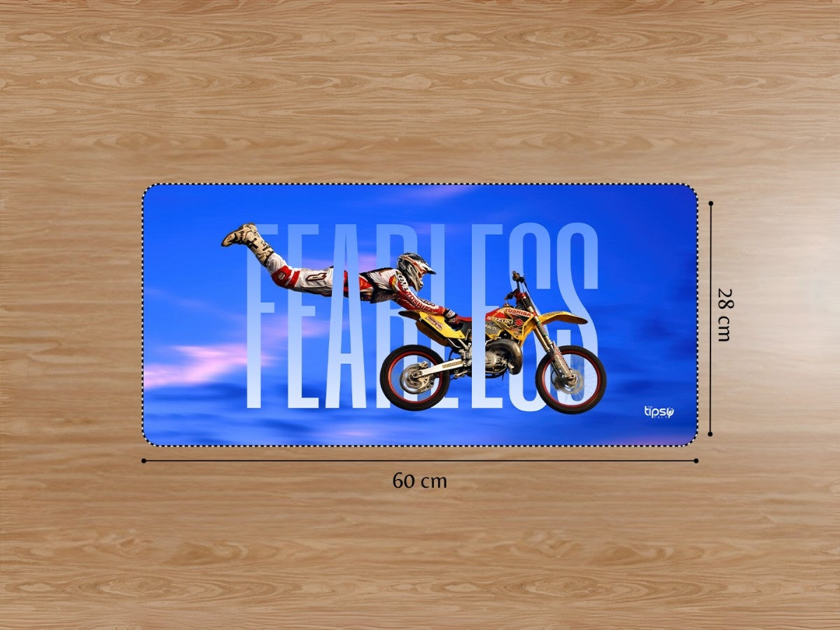 "FEARLESS" Gaming Mousepad Elevate Your Gaming Experience