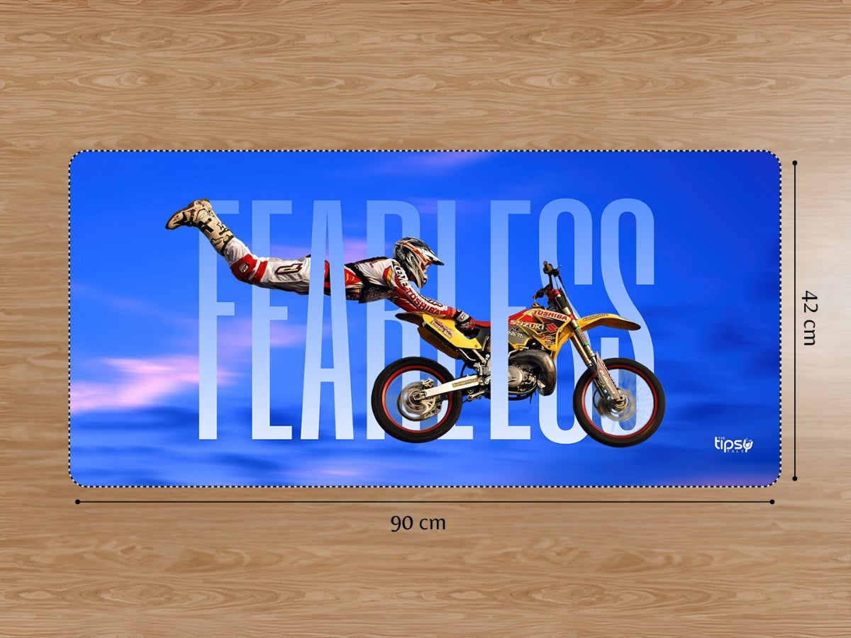 "FEARLESS" Gaming Mousepad Elevate Your Gaming Experience