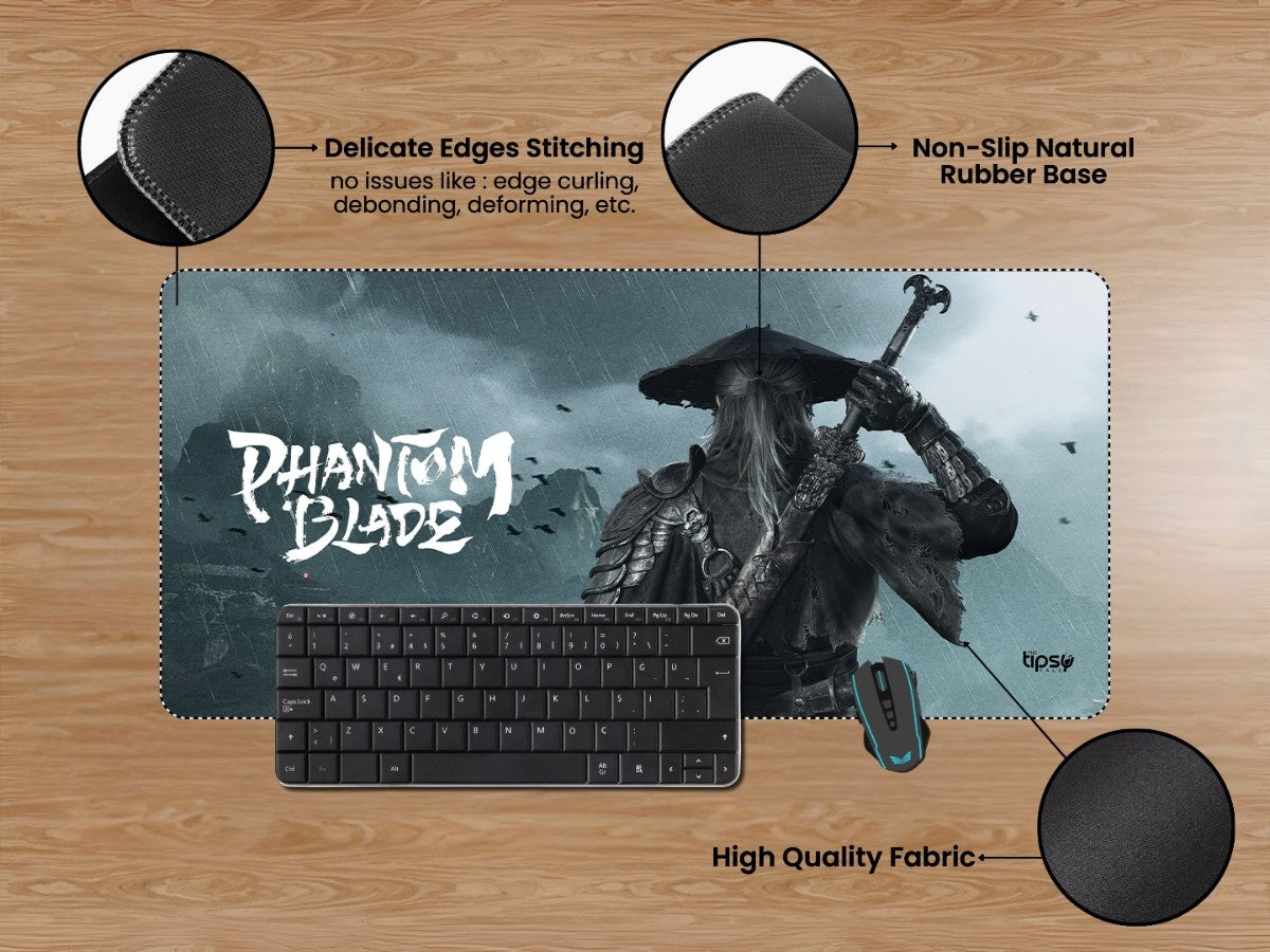 "PHANTOM BLADE" Gaming Mousepad Elevate Your Gaming Experience