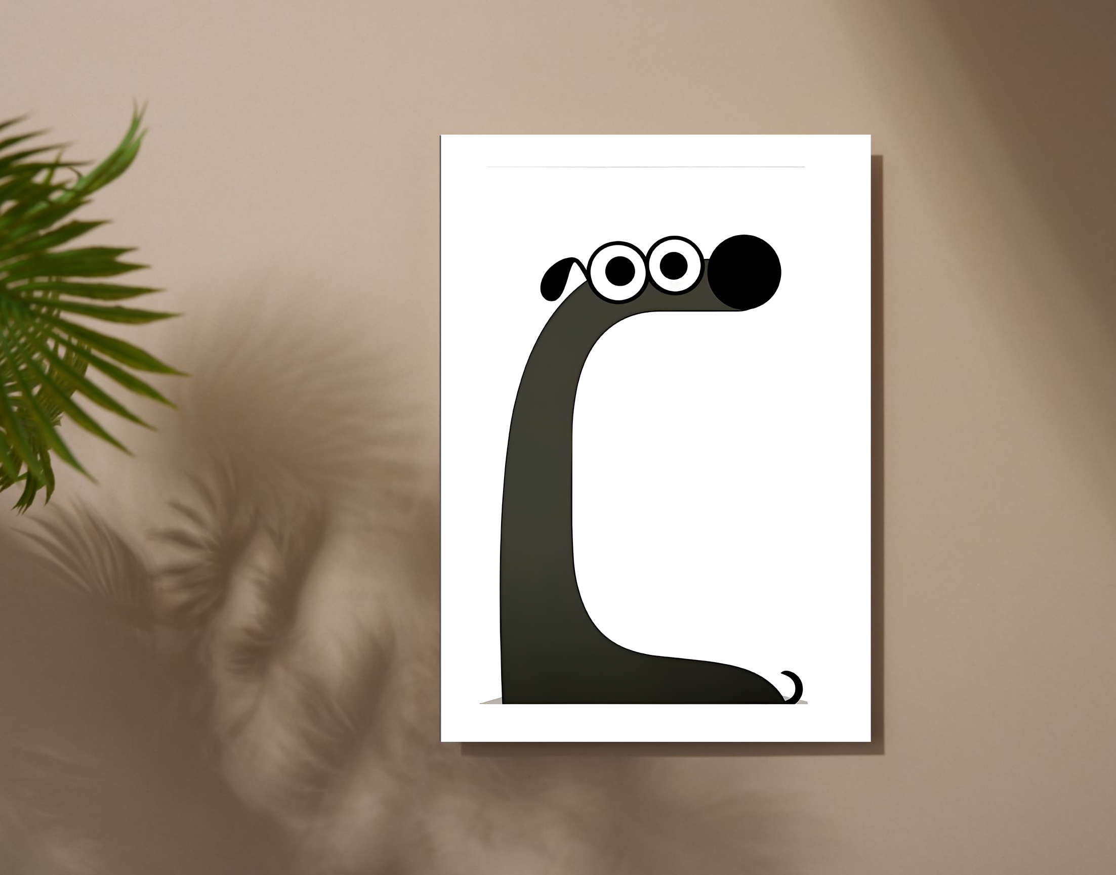 "Cartoon Pet Version"- Shiny & Sturdy Metallic Poster Art That Pops & Sticks
