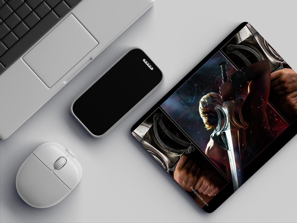 "HE-MAN MASTERS" Mousepad Enhance Your Workspace with Style