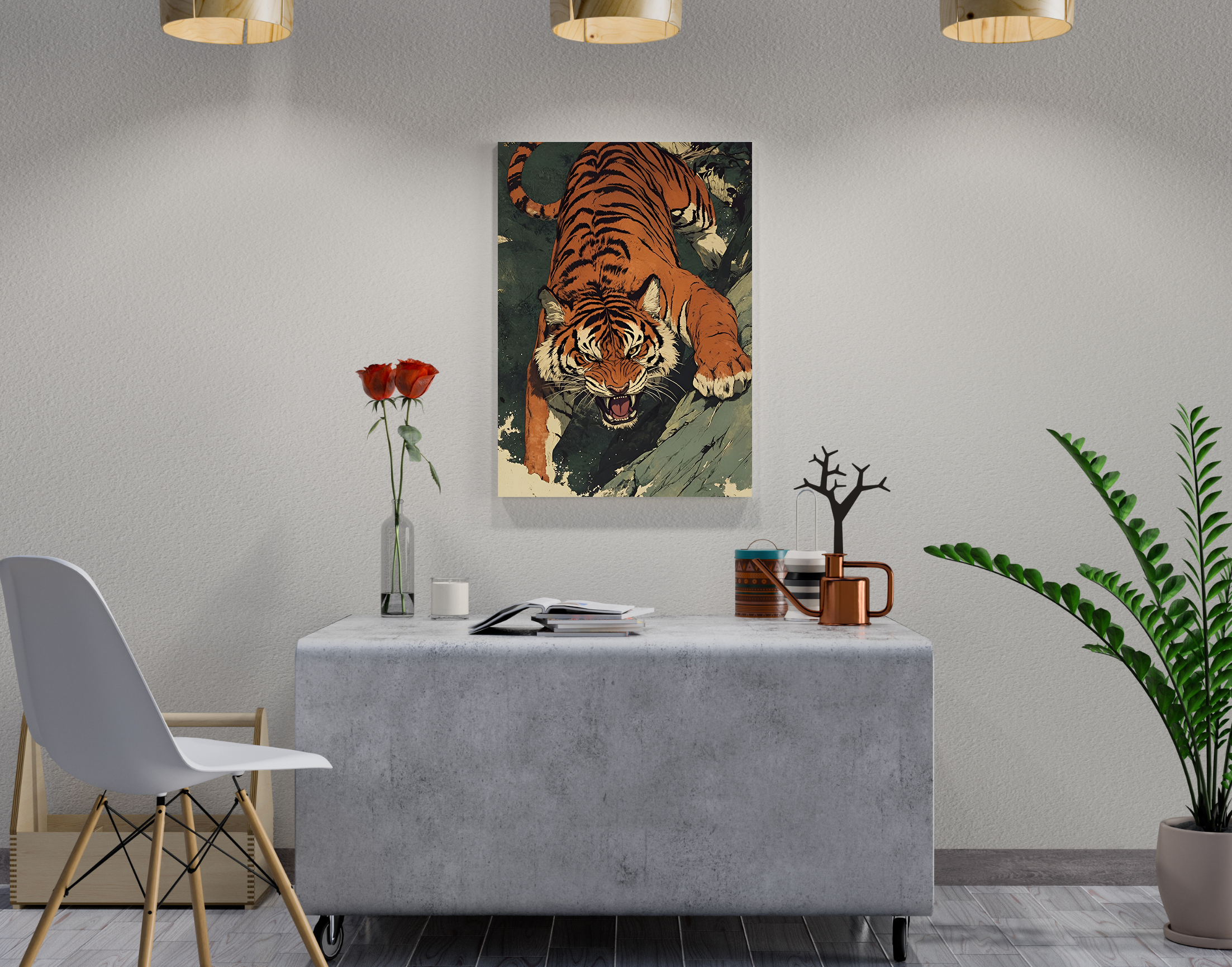 "RRR: TRIPLE ROAR EFFECT"- Shiny & Sturdy Metallic Poster Art That Pops & Sticks