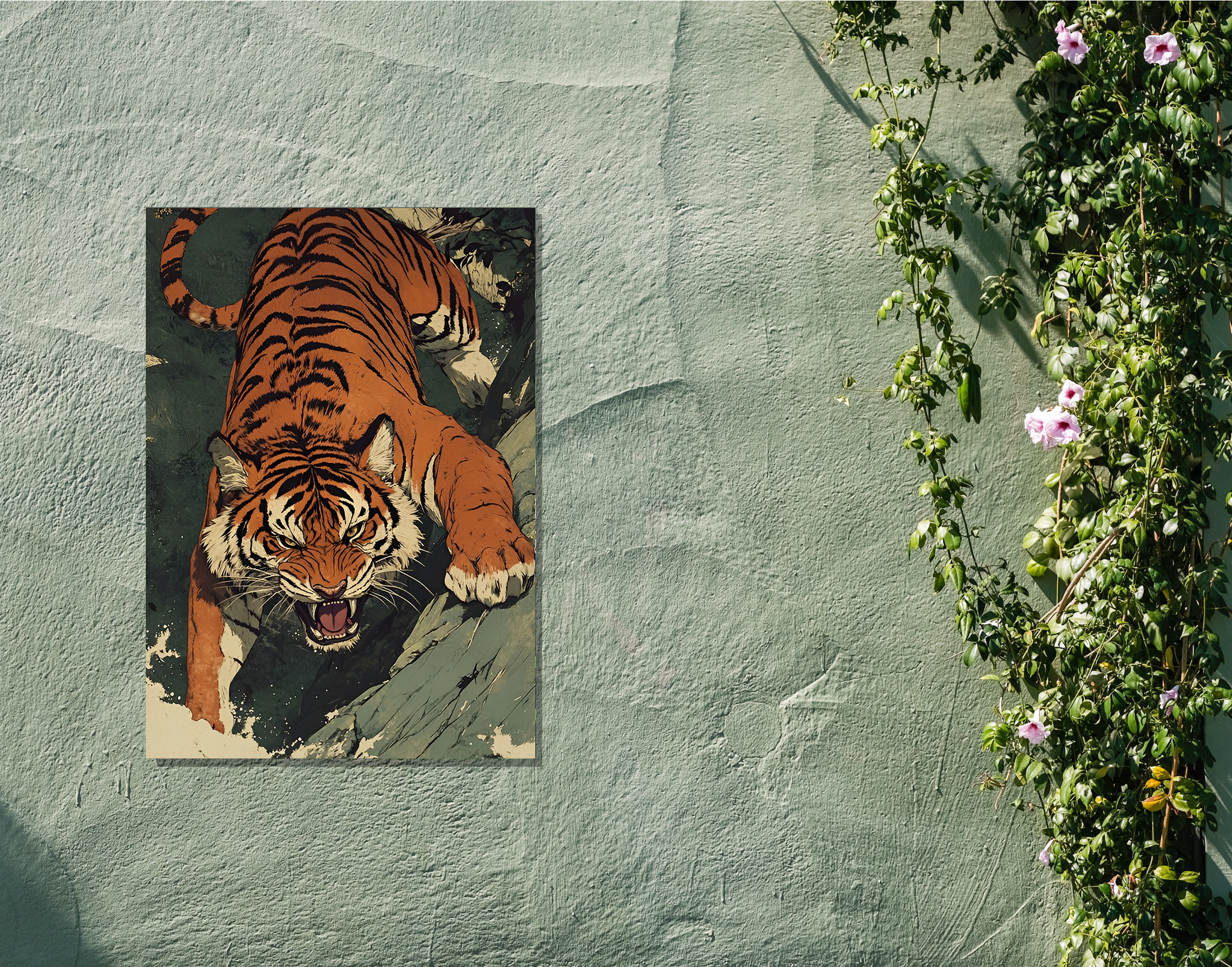 "RRR: TRIPLE ROAR EFFECT"- Shiny & Sturdy Metallic Poster Art That Pops & Sticks