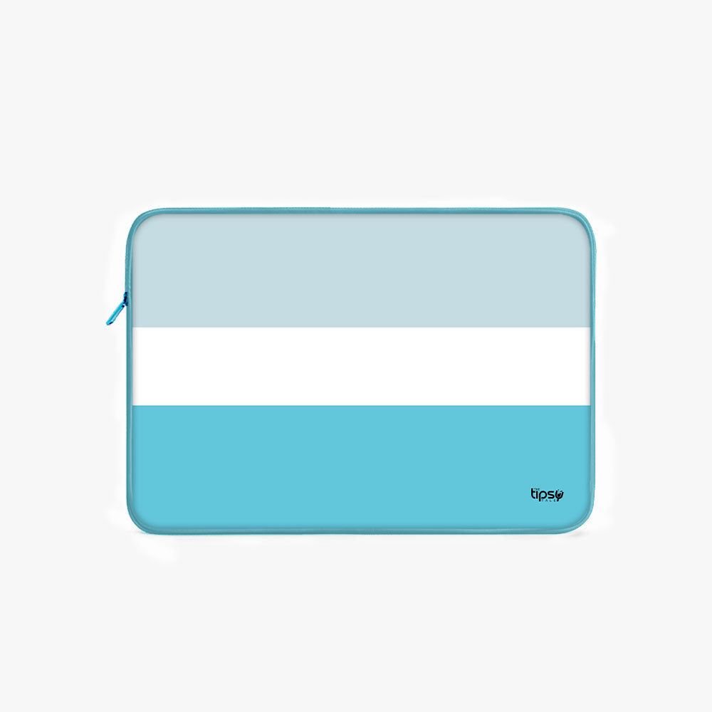 "Blue Shade" Laptop Sleeves:Bold Modern Design for Every Size