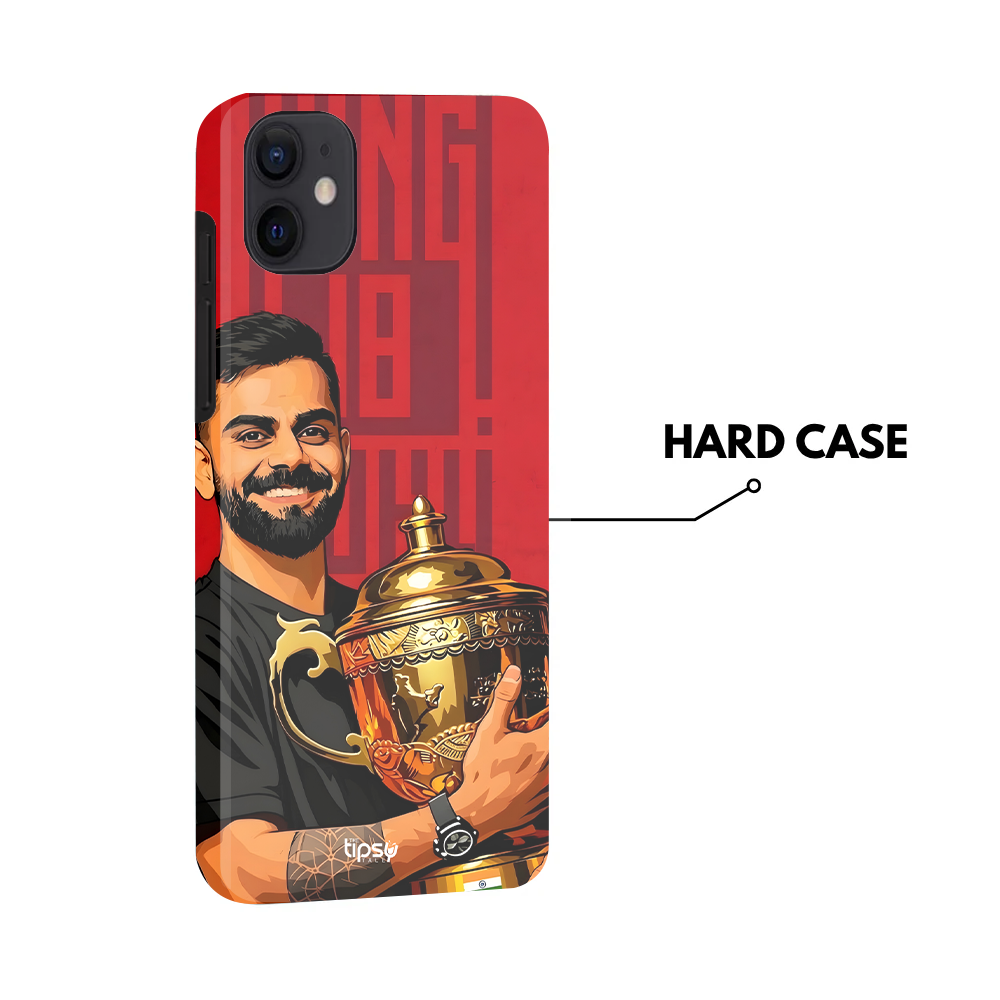 "VIRAT KHOLI J18: CRICKET FANDOM" -Mobile Covers Shock Resistant, Slim & Stylish Cases