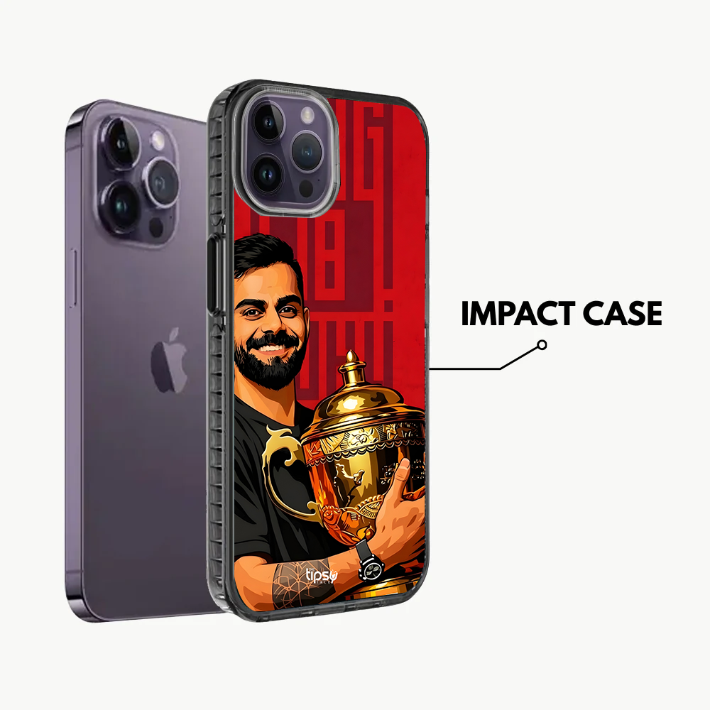 "VIRAT KHOLI J18: CRICKET FANDOM" -Mobile Covers Shock Resistant, Slim & Stylish Cases