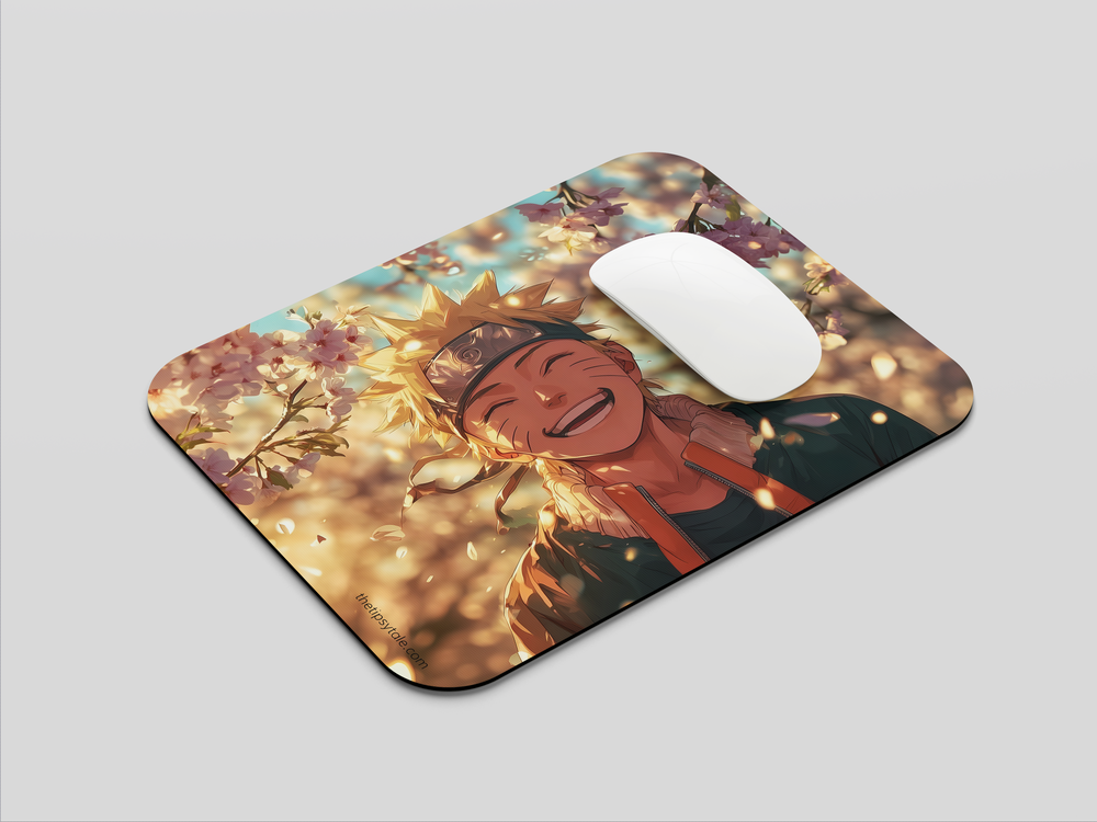 "NARUTO - VACATION MOOD" Mousepad Enhance Your Workspace with Style