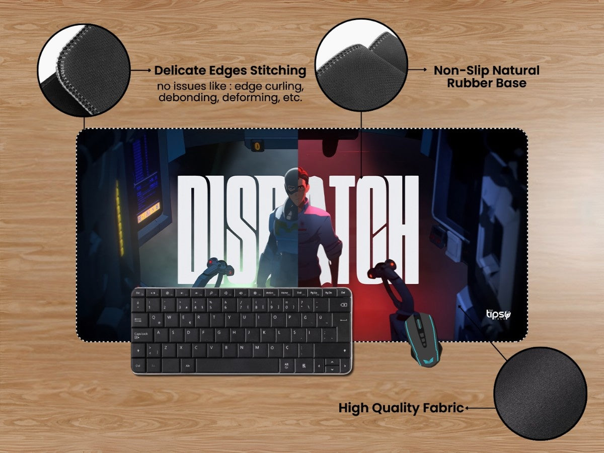 "DISPATCH" Gaming Mousepad Elevate Your Gaming Experience