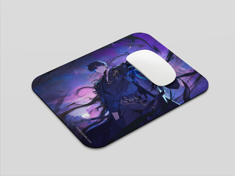"SOLO LEVELING" Mousepad Enhance Your Workspace with Style