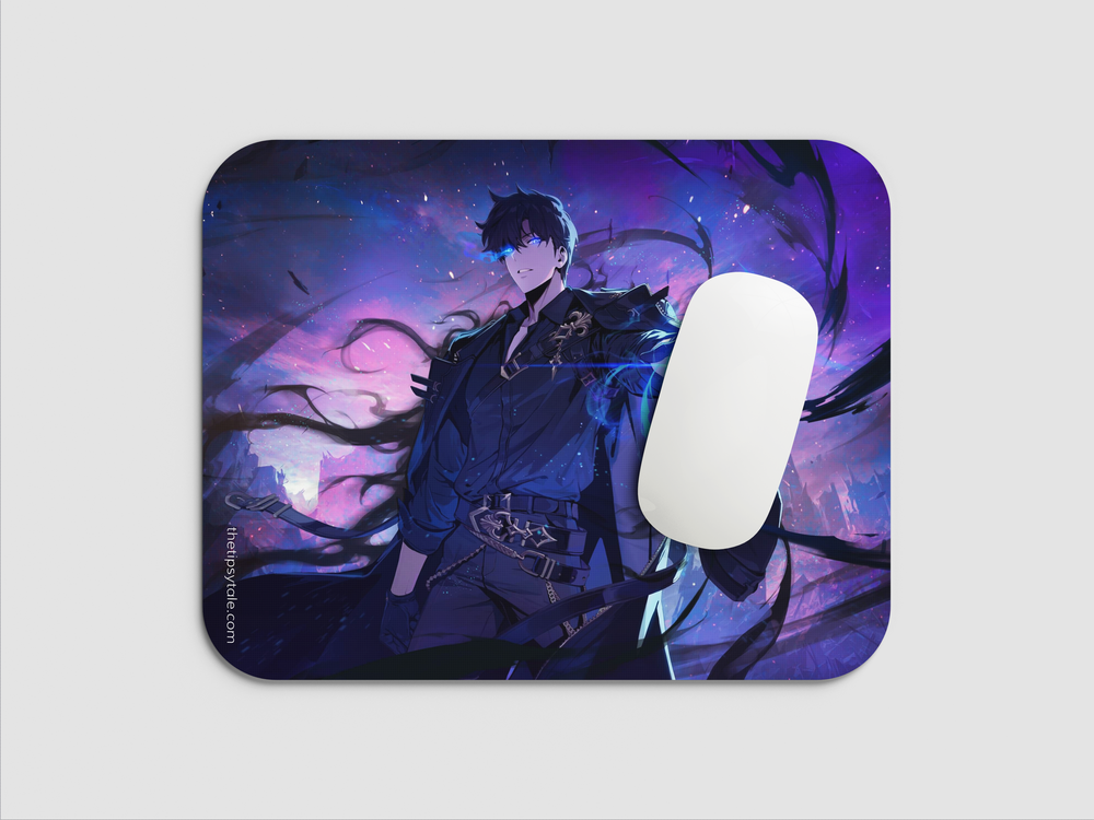 "SOLO LEVELING" Mousepad Enhance Your Workspace with Style
