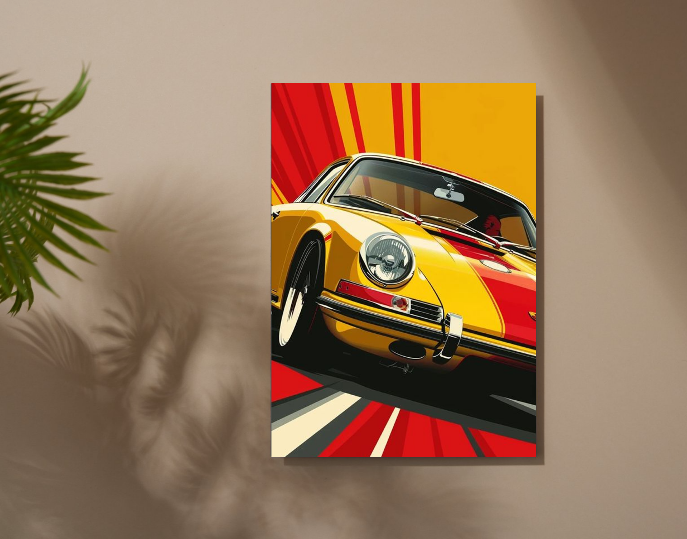 "DRIVE AWAY"- Shiny & Sturdy Metallic Poster Art That Pops & Sticks