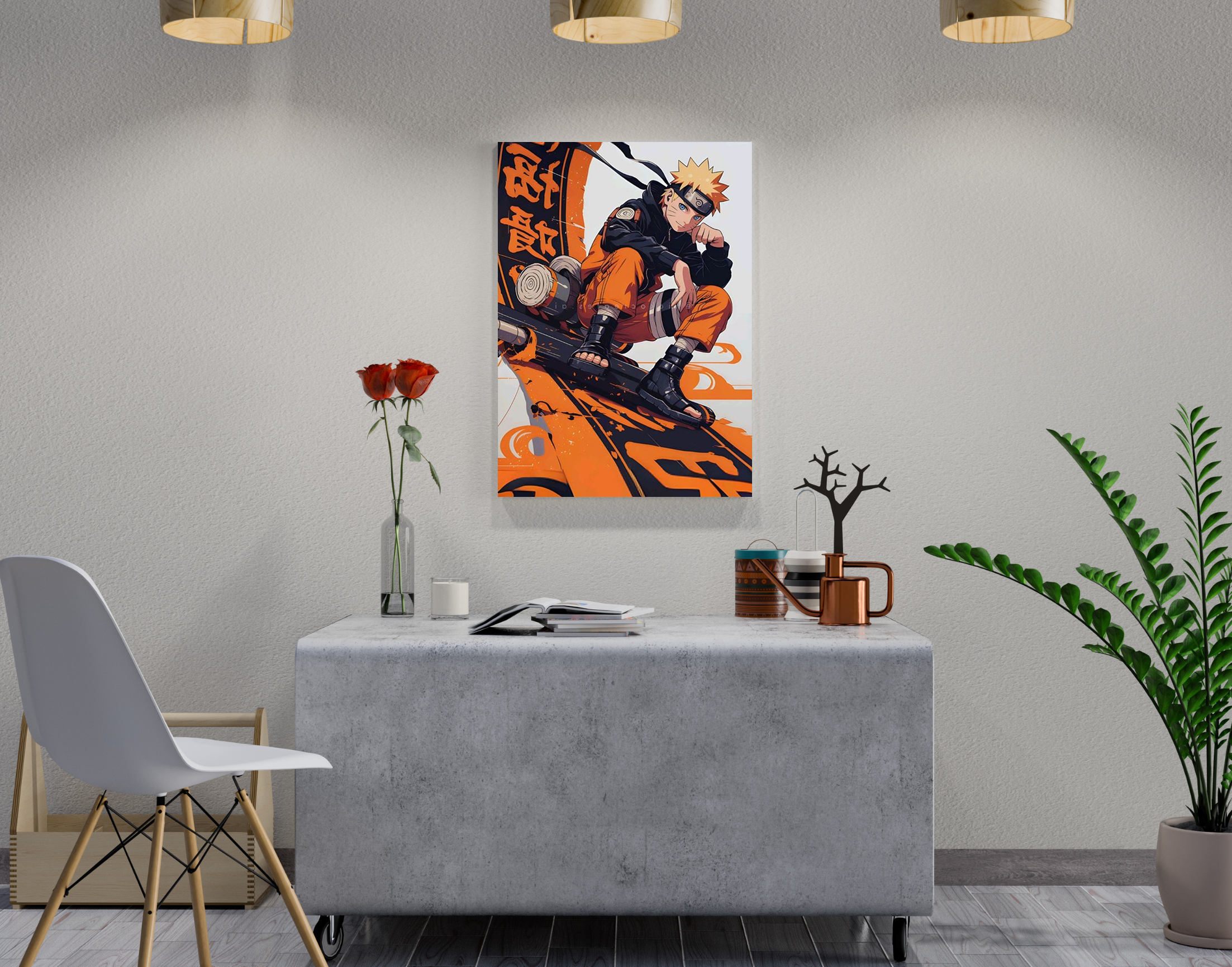 "NARUTO- Anime Star"- Shiny & Sturdy Metallic Poster Art That Pops & Sticks