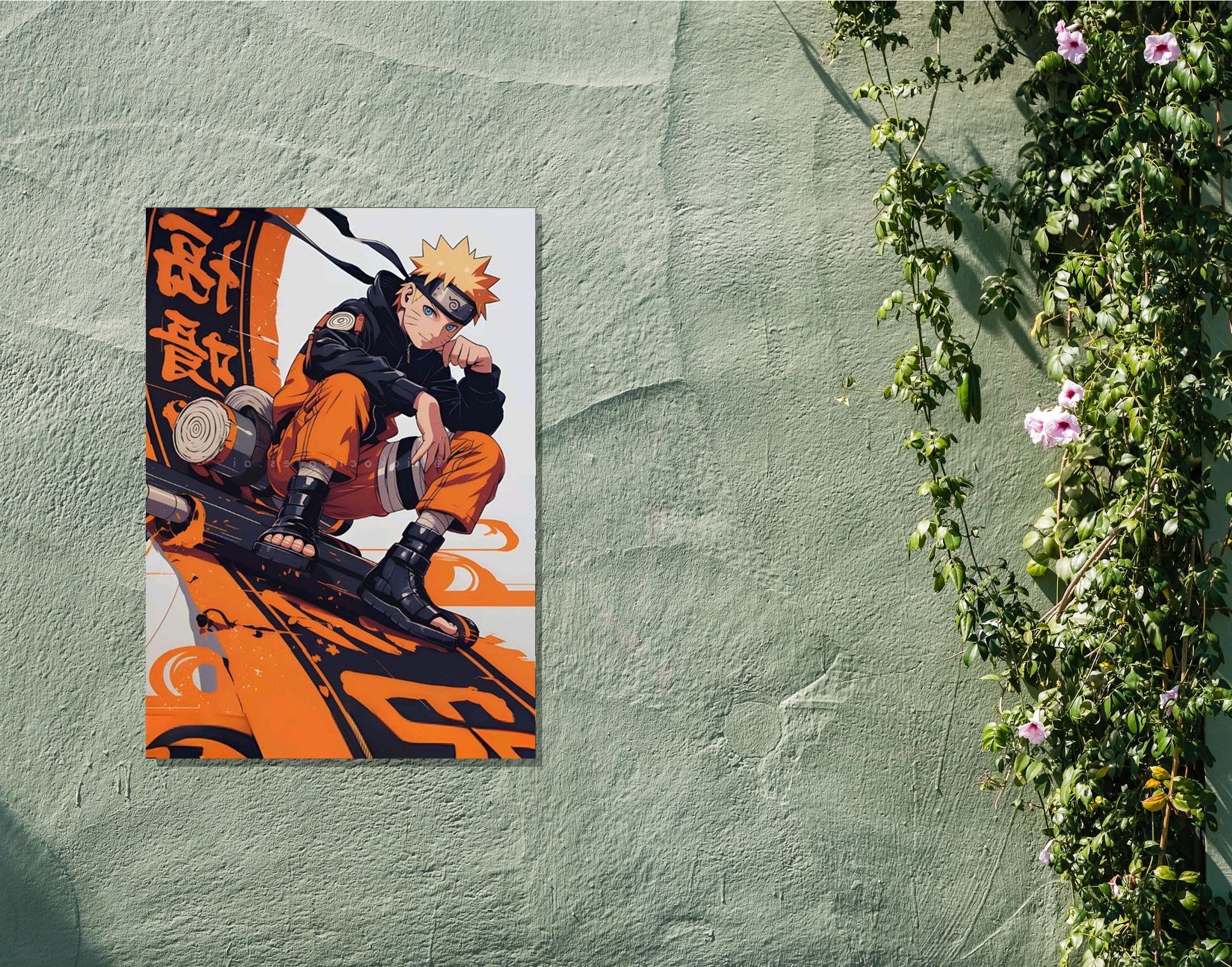 "NARUTO- Anime Star"- Shiny & Sturdy Metallic Poster Art That Pops & Sticks